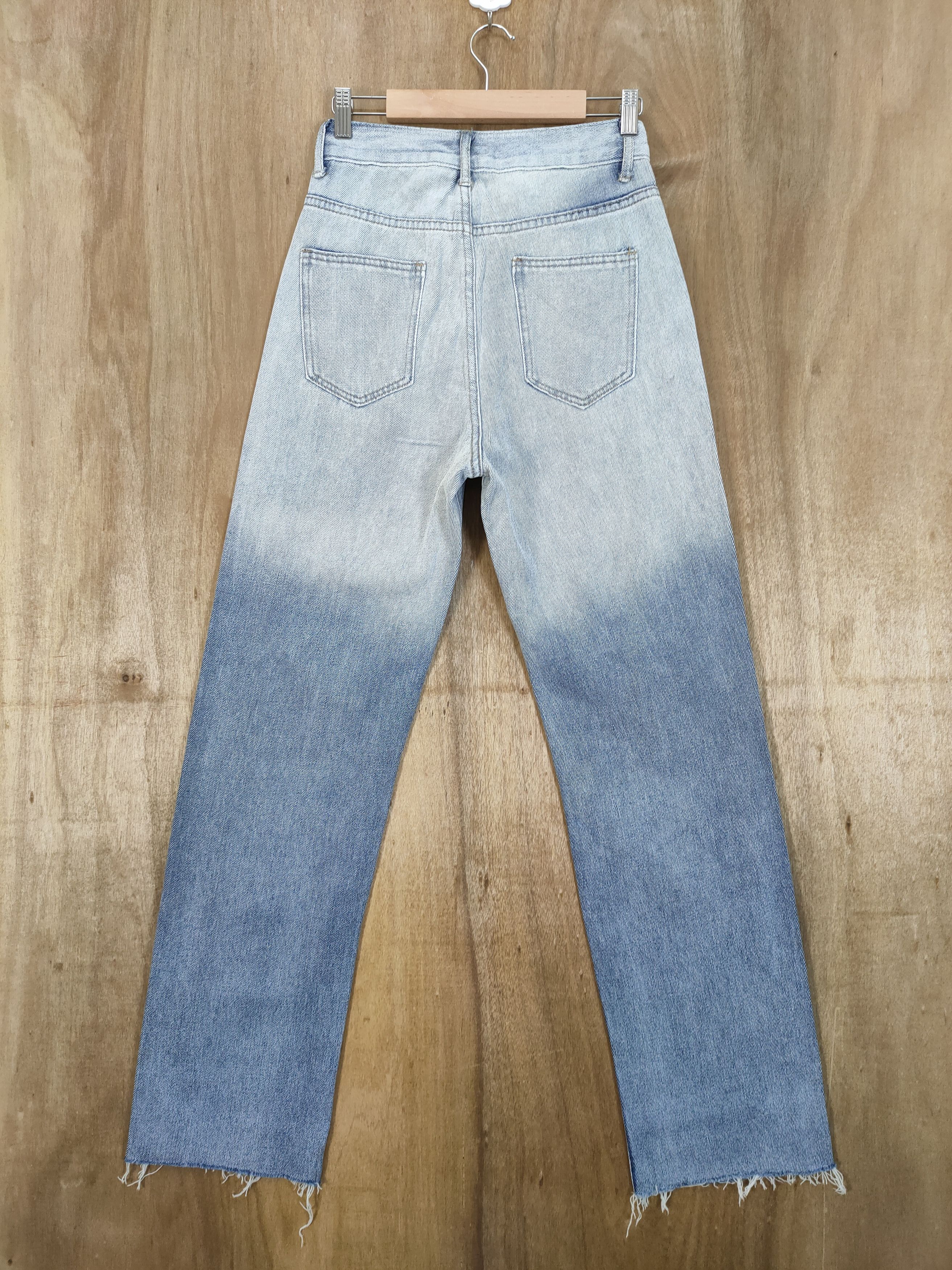 Japanese Brand × Vintage SIZE 24 FADED DISTRESSED KNEE JEANS PANTS Size US 26 / EU 42 - 5 Thumbnail
