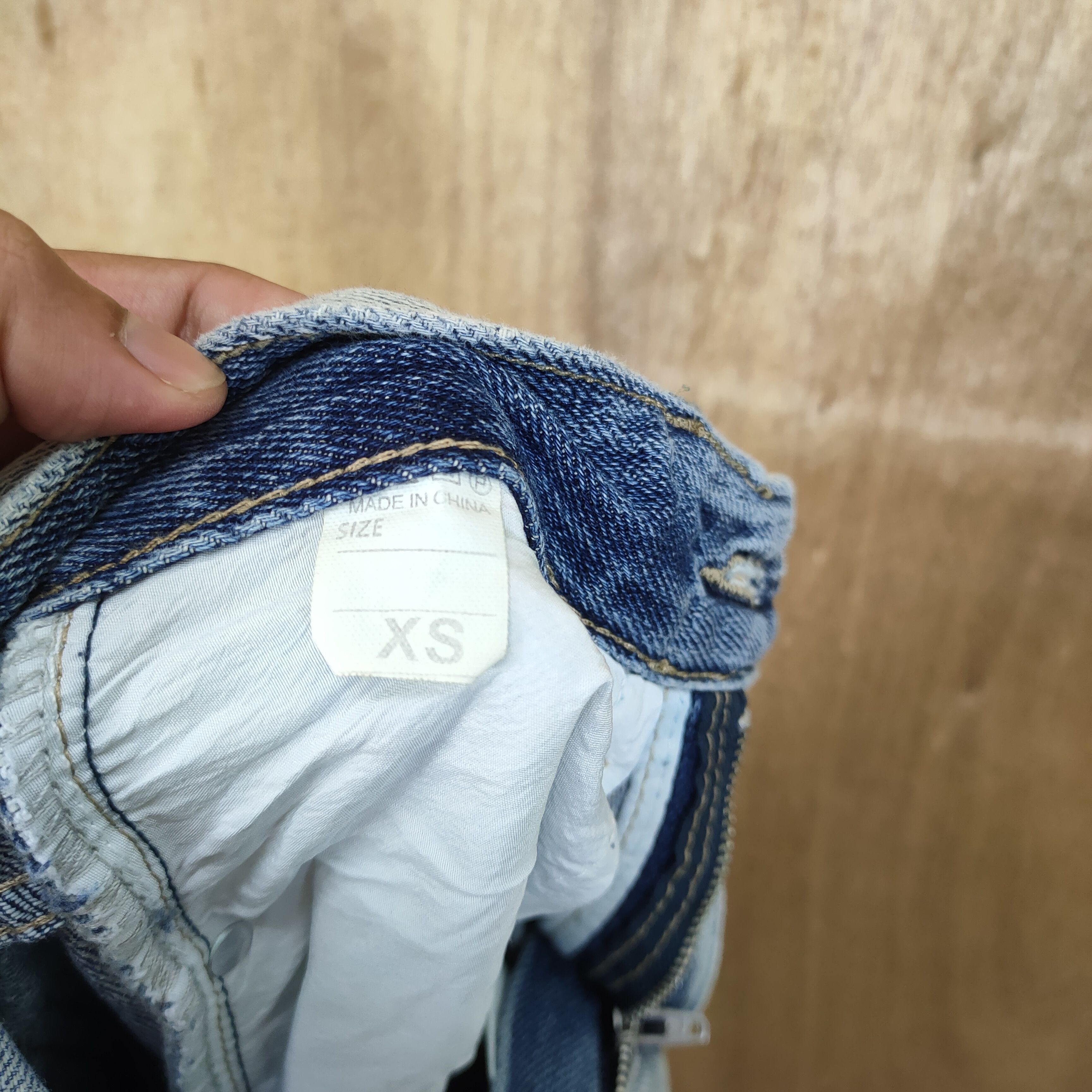 Japanese Brand × Vintage SIZE 24 FADED DISTRESSED KNEE JEANS PANTS Size US 26 / EU 42 - 9 Thumbnail