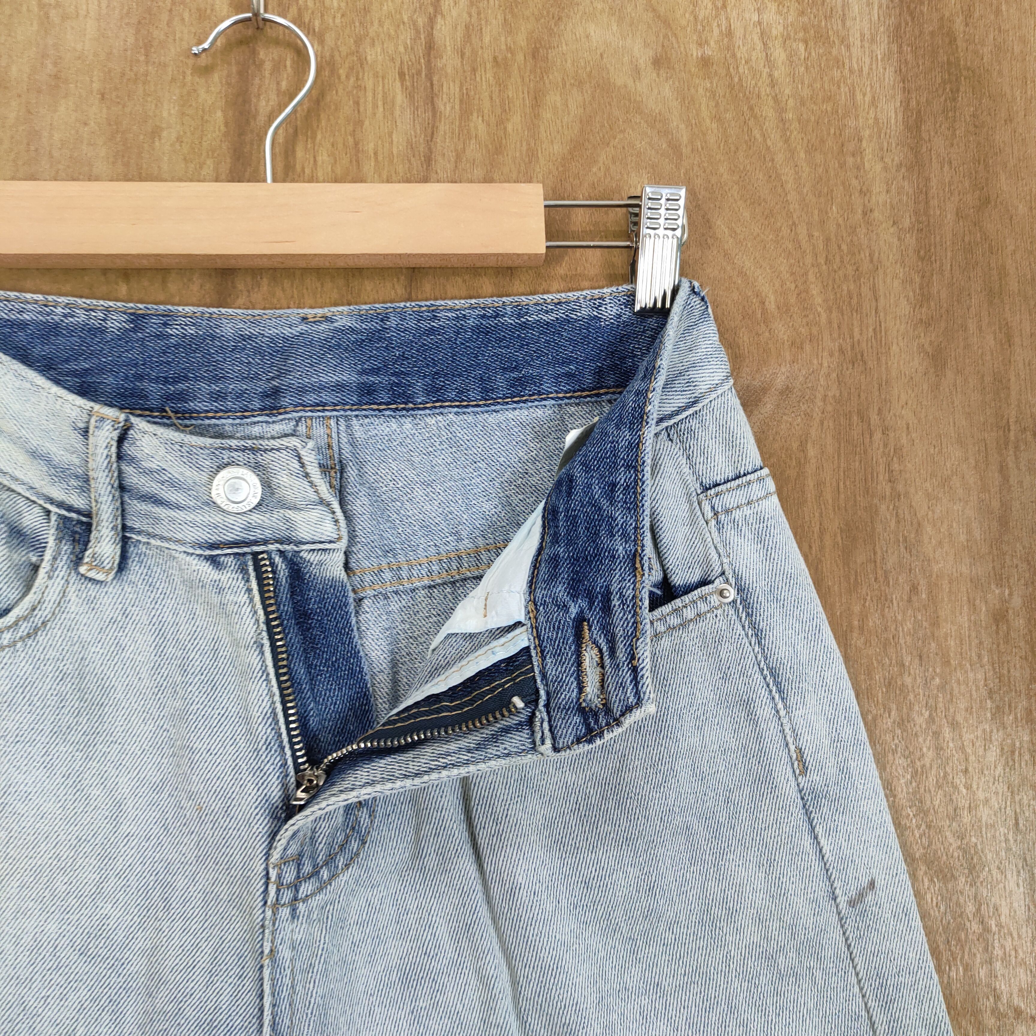 Japanese Brand × Vintage SIZE 24 FADED DISTRESSED KNEE JEANS PANTS Size US 26 / EU 42 - 8 Thumbnail