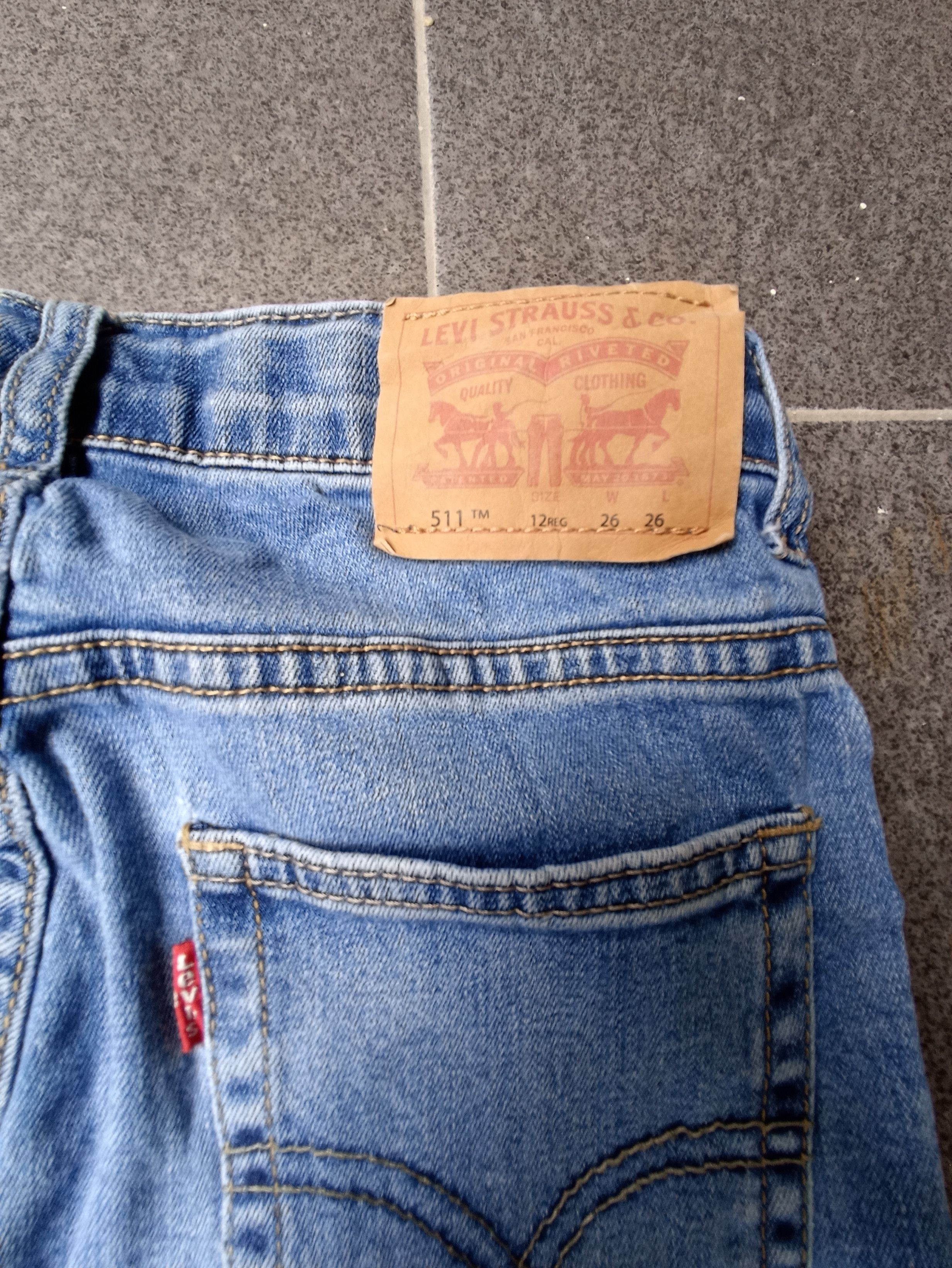 Jean × Levi's × Vintage Vintage Levis 511 Blue Slim Fit Jeans - J231 Size 26" / US 2 / IT 38 - 8 Thumbnail