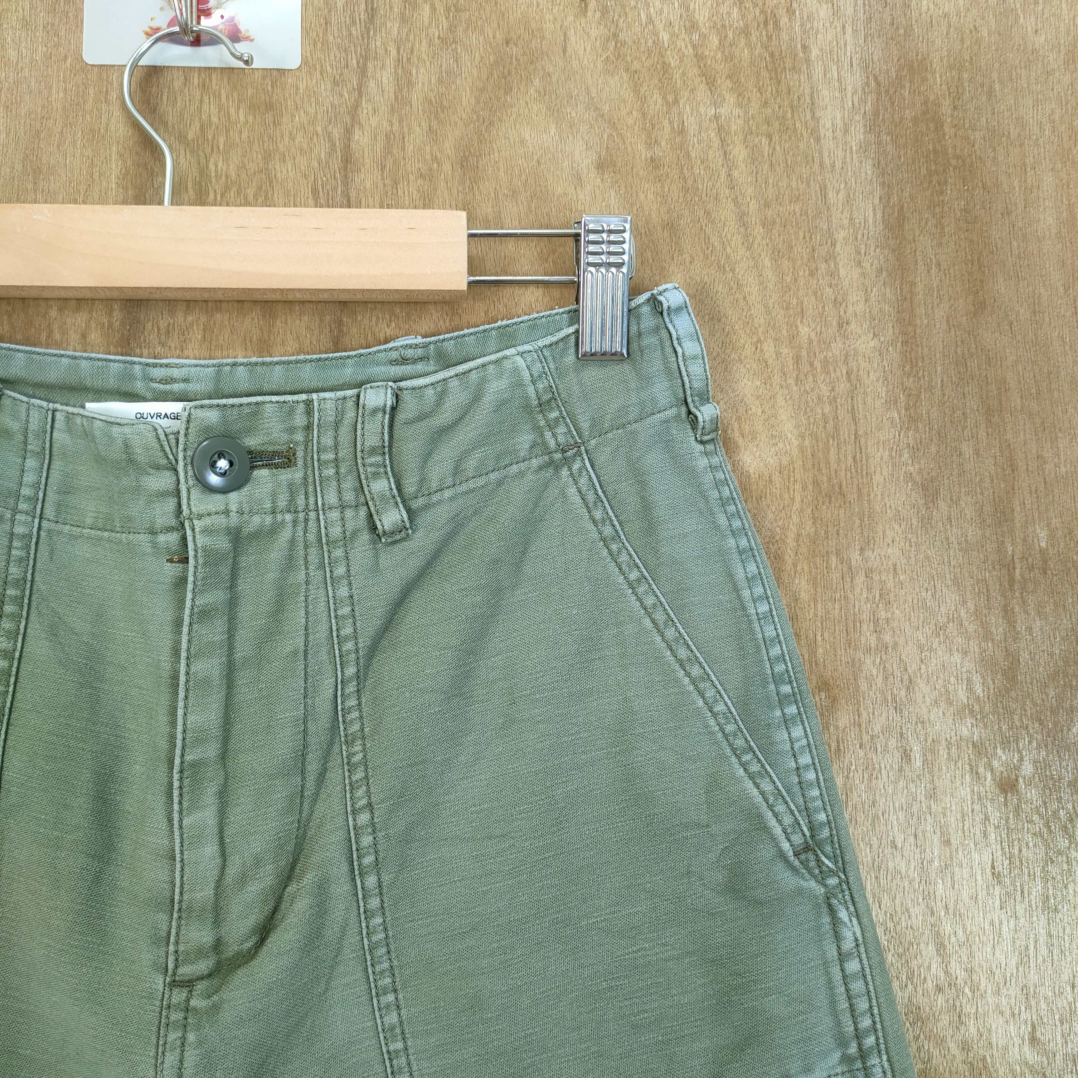 Japanese Brand JAPAN MADE! OUVRAGE CLASSE BAGGY BUSH PANTS #R1 Size US 26 / EU 42 - 7 Thumbnail