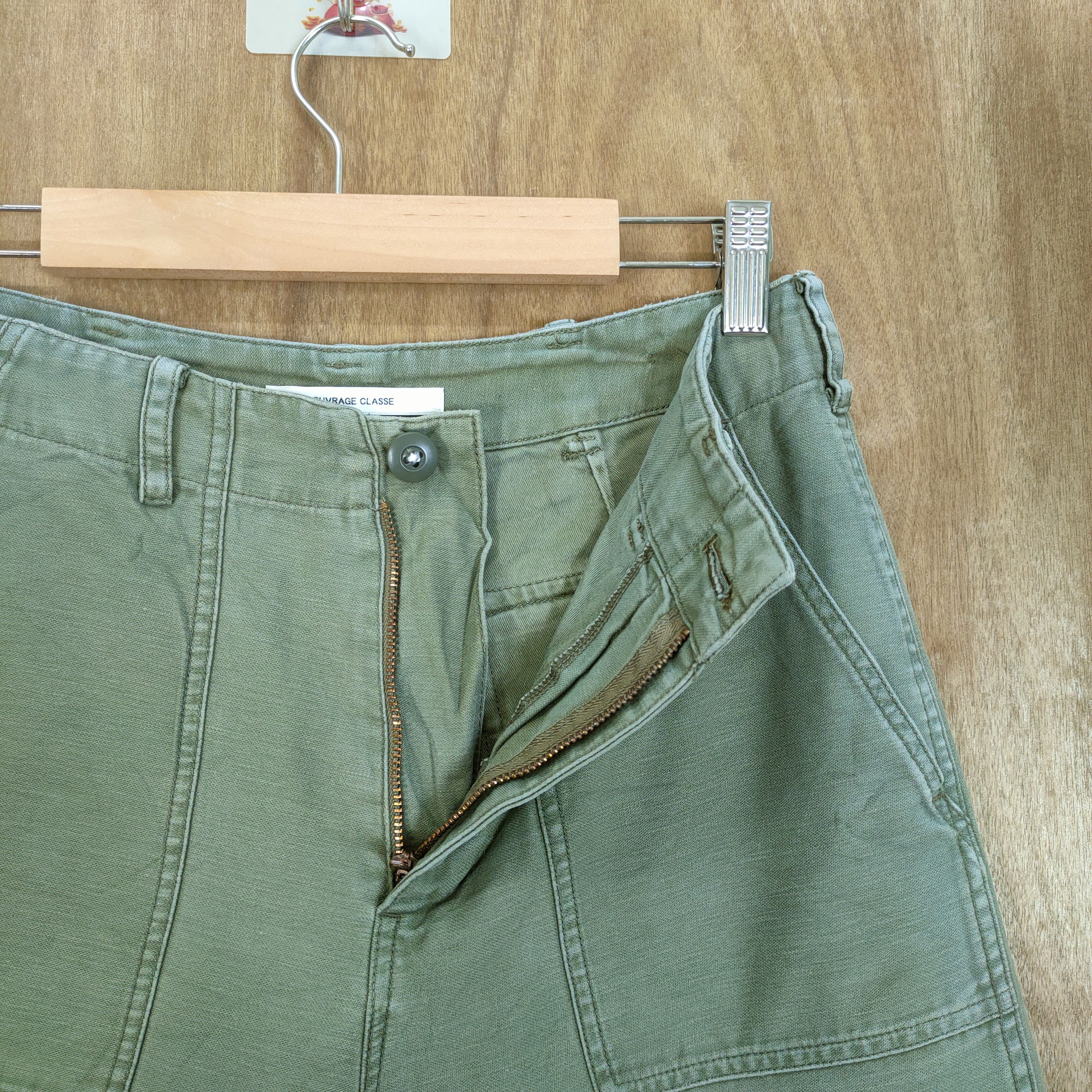 Japanese Brand JAPAN MADE! OUVRAGE CLASSE BAGGY BUSH PANTS #R1 Size US 26 / EU 42 - 5 Thumbnail