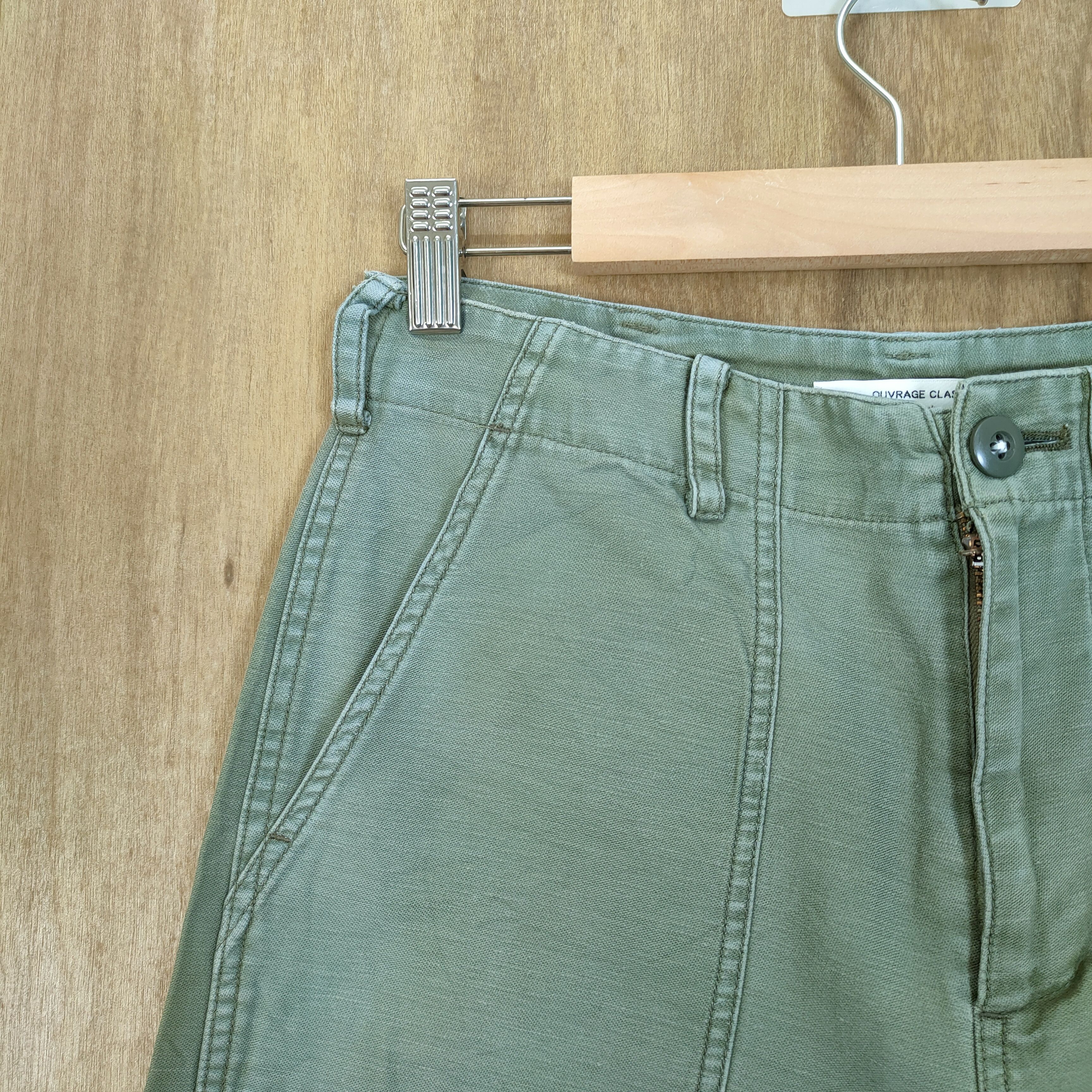 Japanese Brand JAPAN MADE! OUVRAGE CLASSE BAGGY BUSH PANTS #R1 Size US 26 / EU 42 - 6 Thumbnail