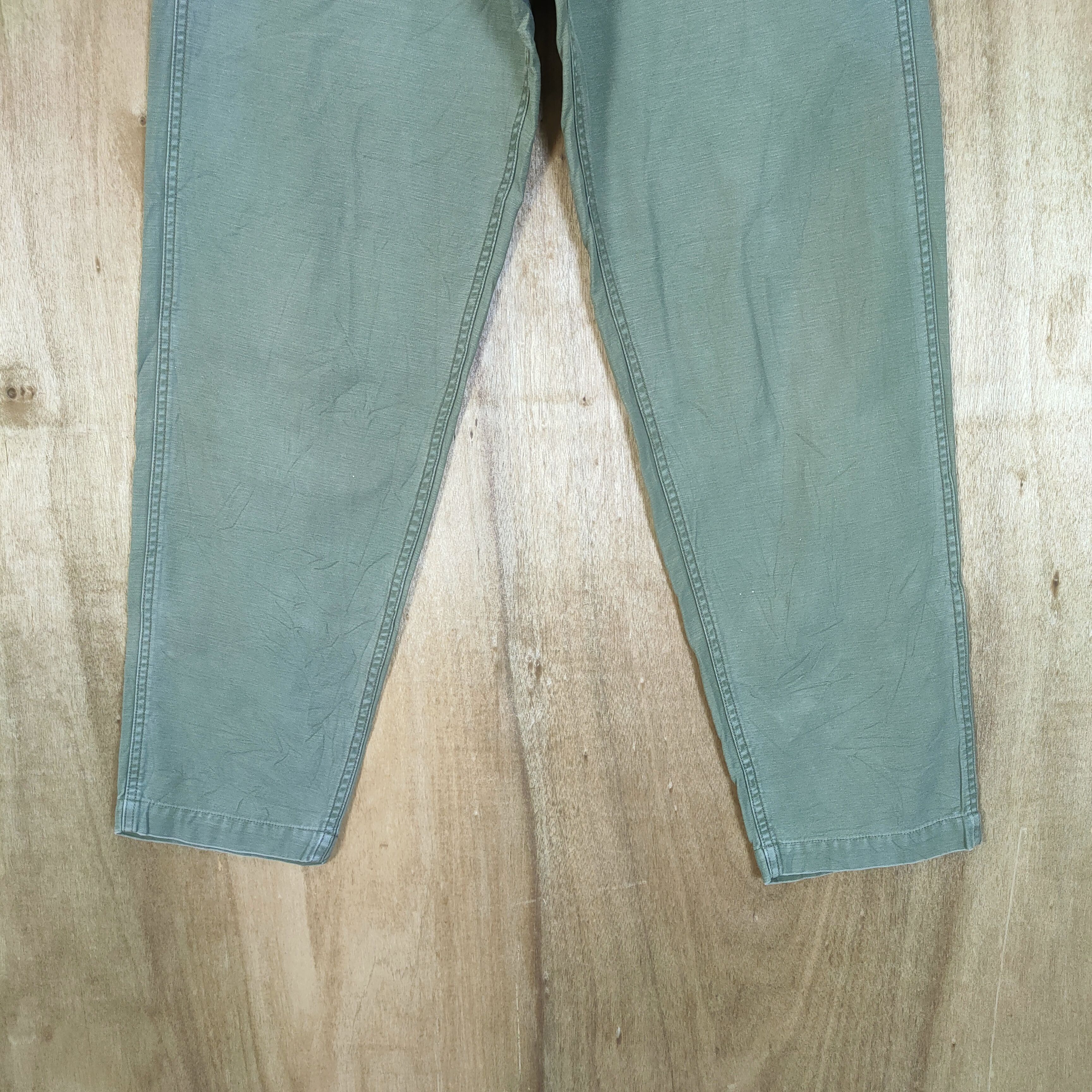 Japanese Brand JAPAN MADE! OUVRAGE CLASSE BAGGY BUSH PANTS #R1 Size US 26 / EU 42 - 3 Thumbnail