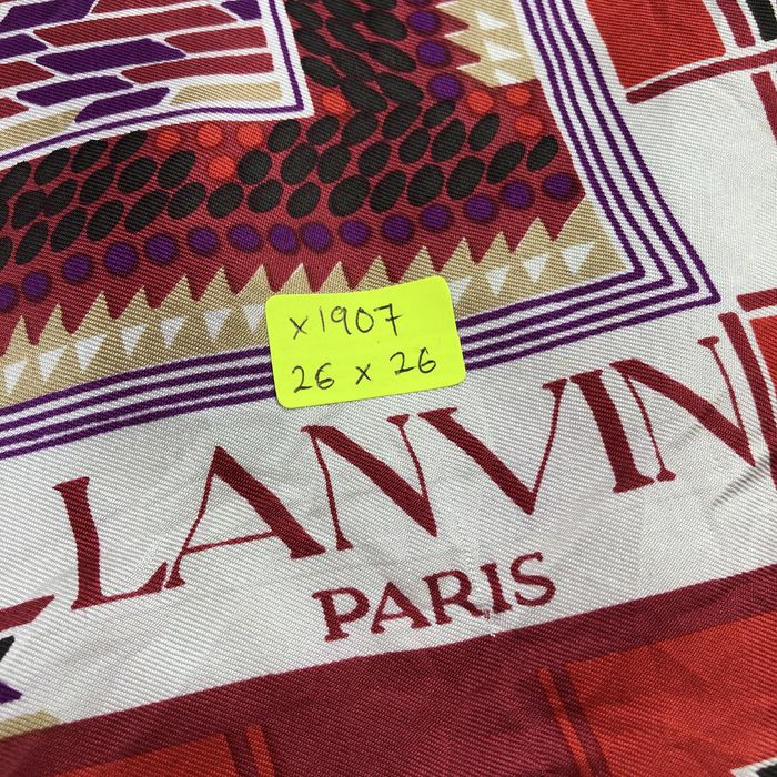 Lanvin Vintage Lanvin Silk Scarf | Grailed