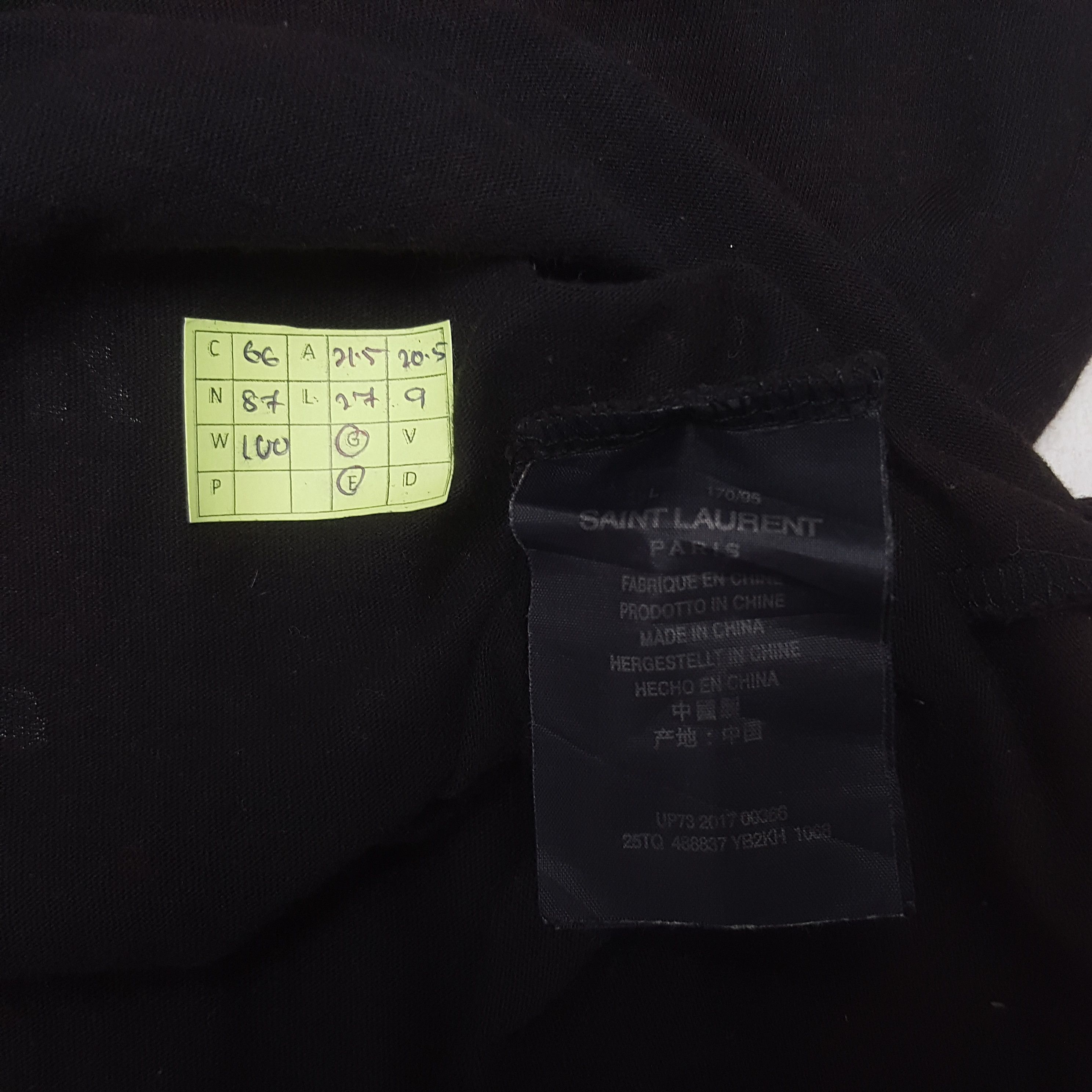 Designer × Vintage Saint Laurent Graphic Design Tshirt Size US L / EU 52-54 / 3 - 5 Thumbnail