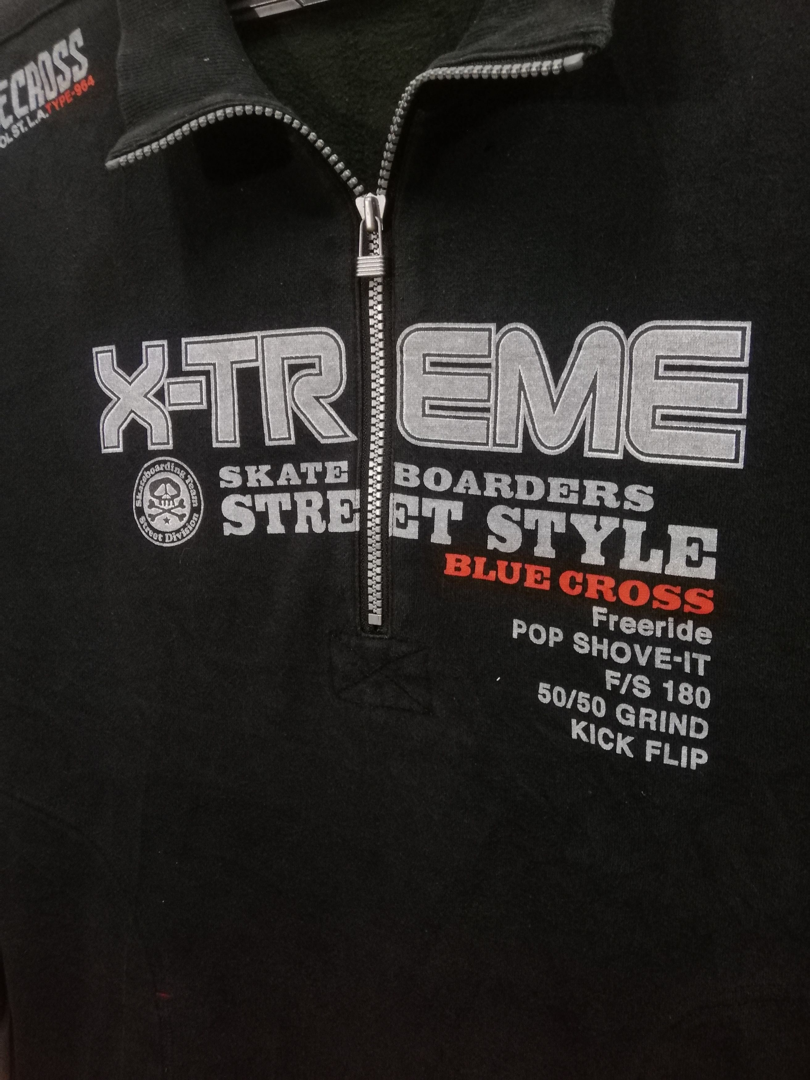 Japanese Brand × Welcome Skateboards BLUE CROSS TEAM 96 SKATEBOARDING Size US XL / EU 56 / 4 - 4 Thumbnail