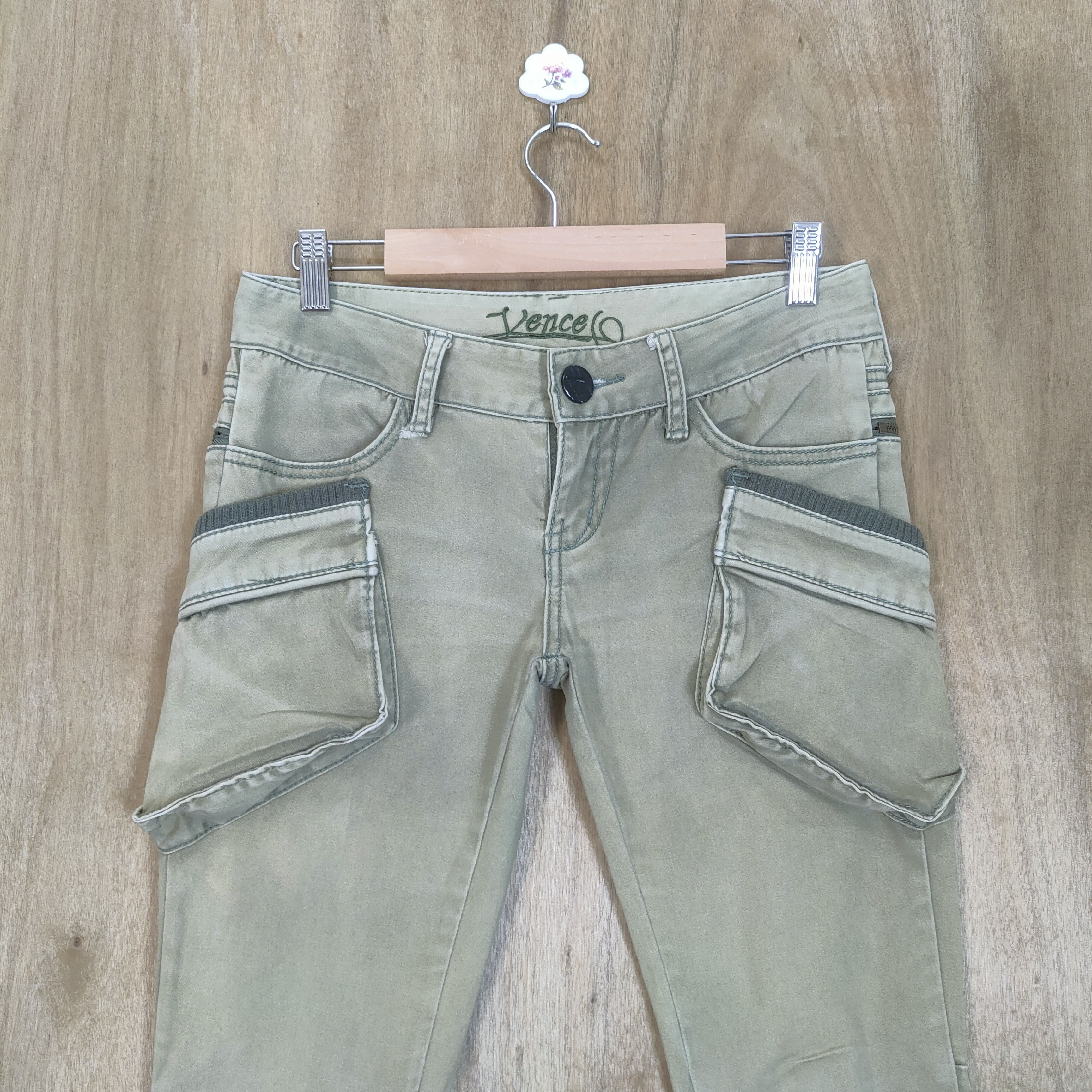Japanese Brand × Voodoo Tactical VINTAGE JAPAN FADED SKINNY BONDAGE CARGO PANTS Size US 28 / EU 44 - 2 Thumbnail