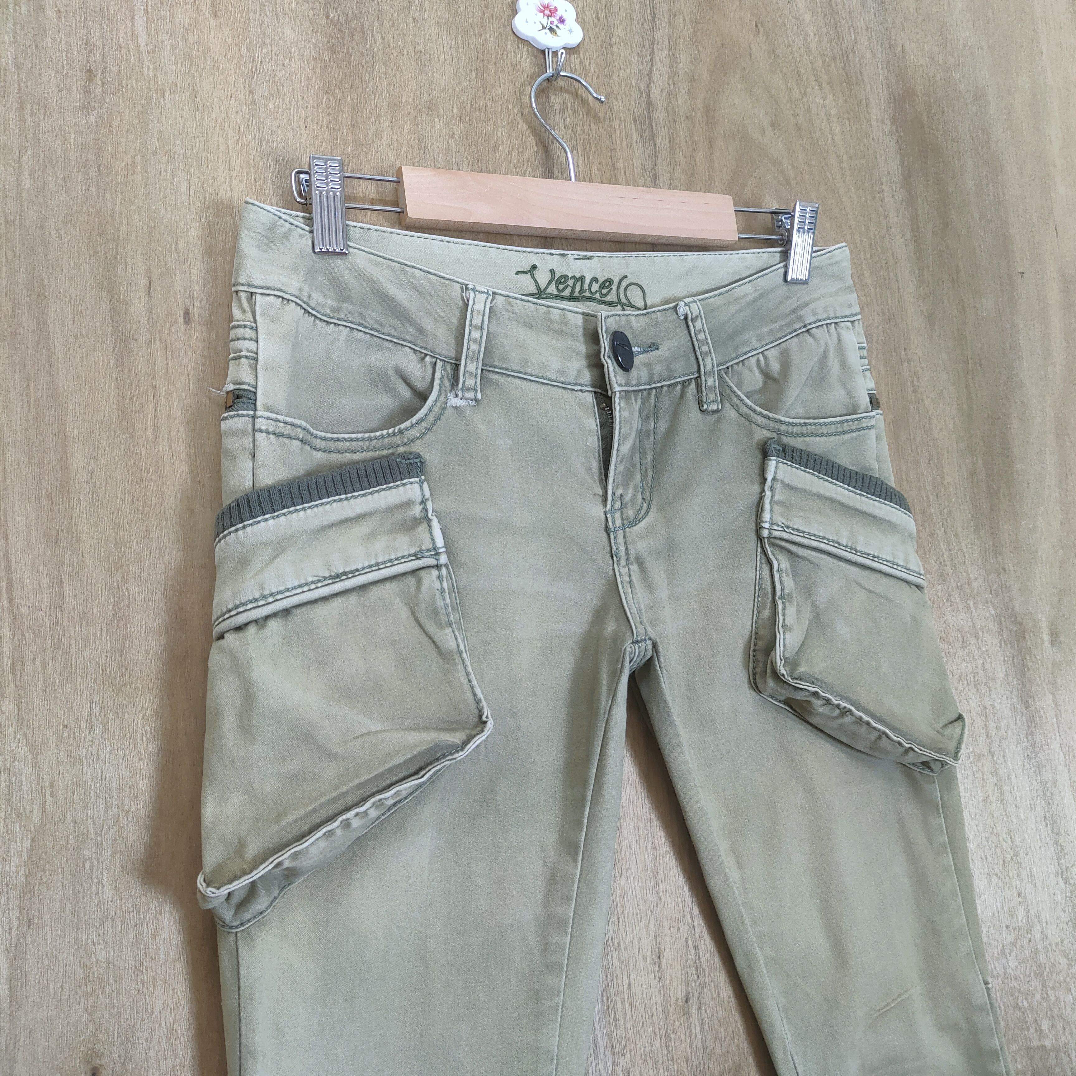 Japanese Brand × Voodoo Tactical VINTAGE JAPAN FADED SKINNY BONDAGE CARGO PANTS Size US 28 / EU 44 - 4 Thumbnail