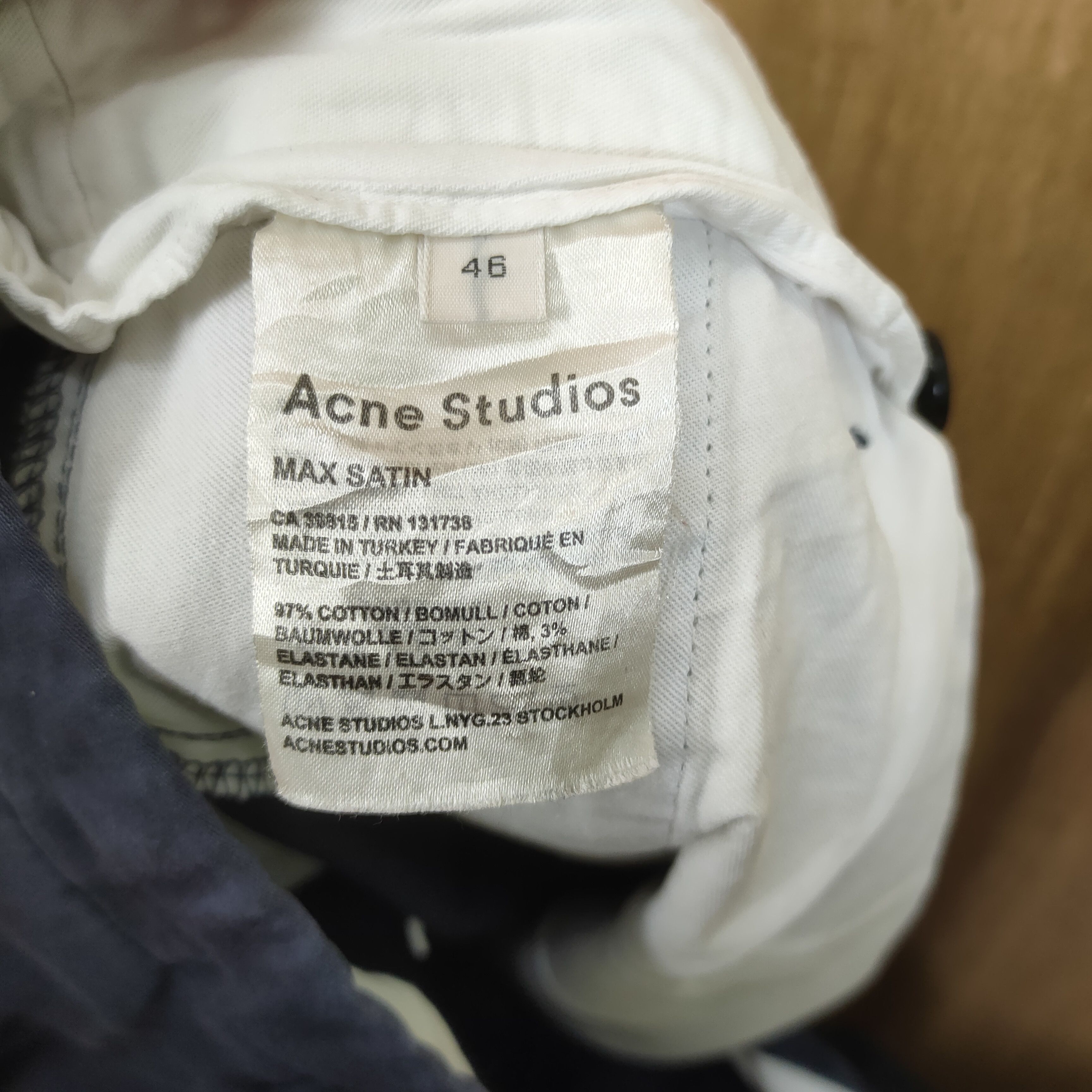 Acne Studios ACNE STUDIOS FADED BLACK TROUSERS CHINO PANTS Size US 28 / EU 44 - 10 Thumbnail