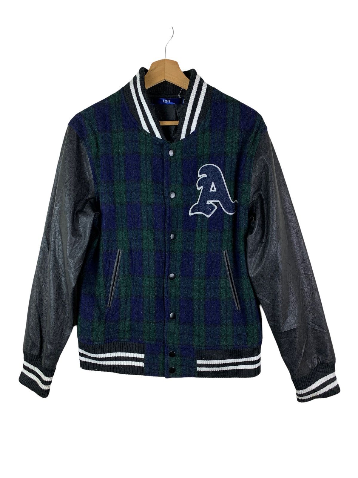 Japanese Brand × Vintage Vintage Japanese Brand Apply Varsity Jacket Size US M / EU 48-50 / 2 - 2 Thumbnail
