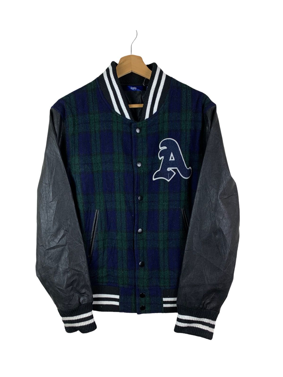 Japanese Brand × Vintage Vintage Japanese Brand Apply Varsity Jacket Size US M / EU 48-50 / 2 - 3 Thumbnail