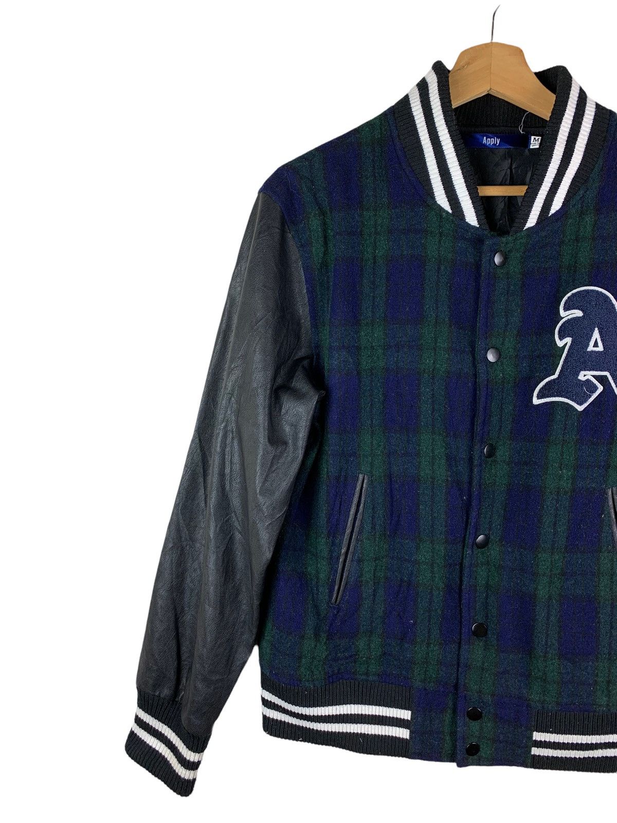 Japanese Brand × Vintage Vintage Japanese Brand Apply Varsity Jacket Size US M / EU 48-50 / 2 - 7 Thumbnail