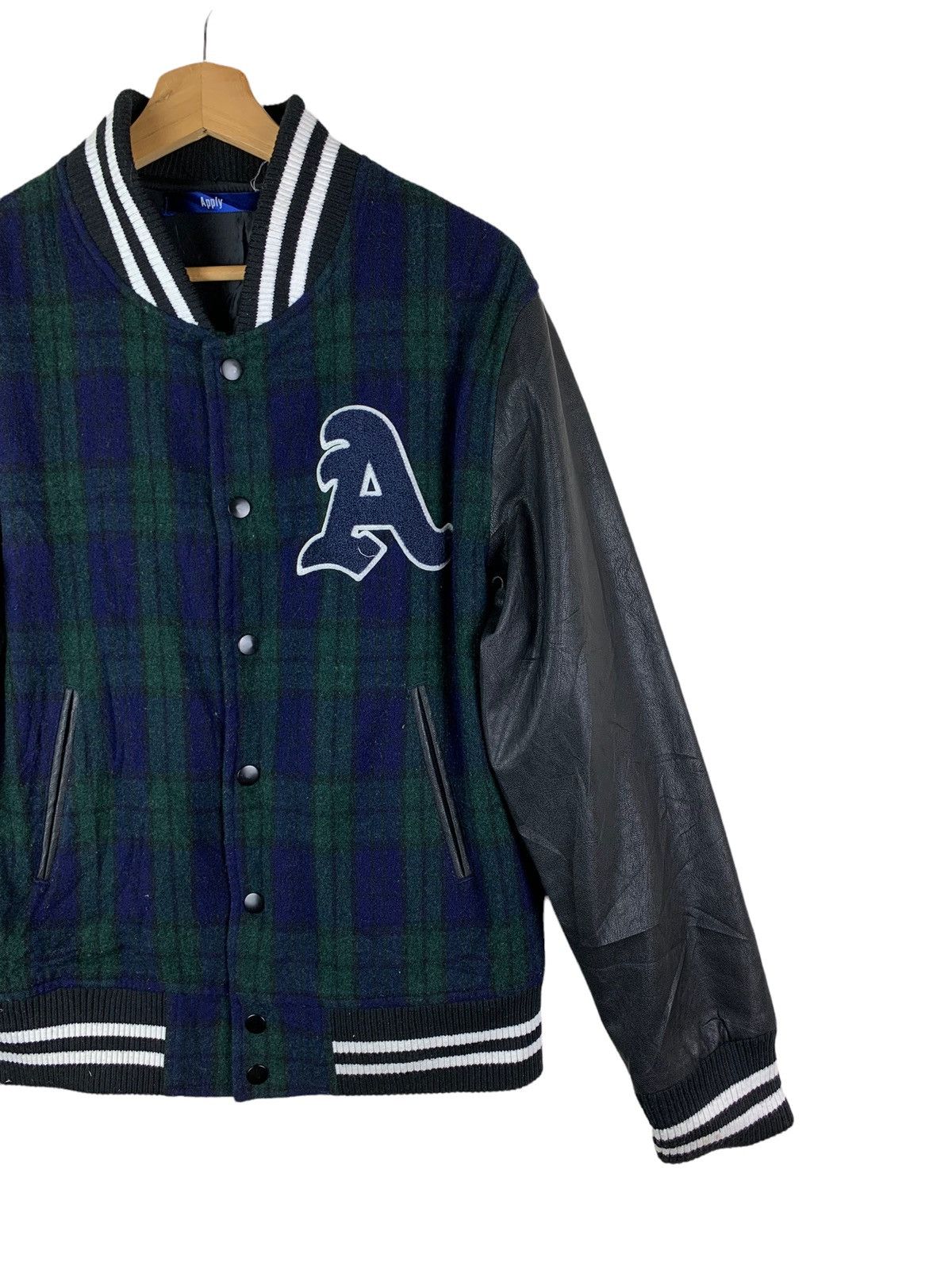 Japanese Brand × Vintage Vintage Japanese Brand Apply Varsity Jacket Size US M / EU 48-50 / 2 - 8 Thumbnail