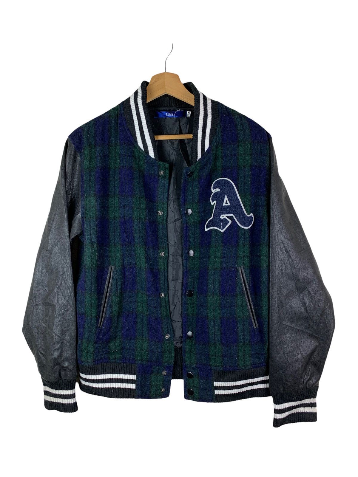 Japanese Brand × Vintage Vintage Japanese Brand Apply Varsity Jacket Size US M / EU 48-50 / 2 - 1 Thumbnail