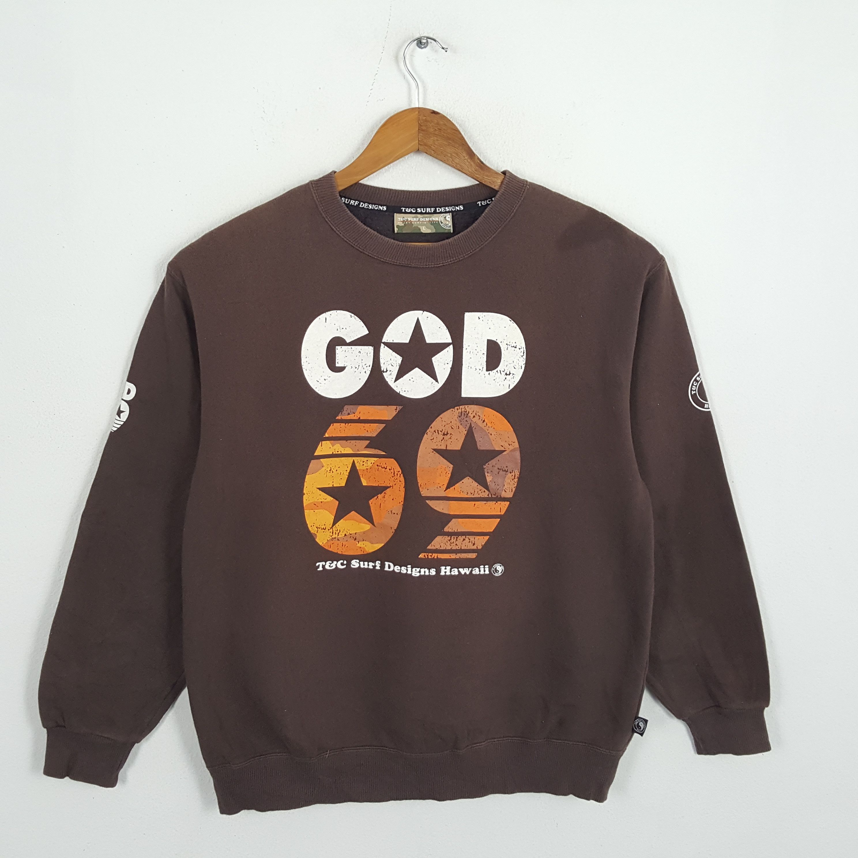 Vintage GOD 69 T&C SURF DESIGNS HAWAII Sweatshirt