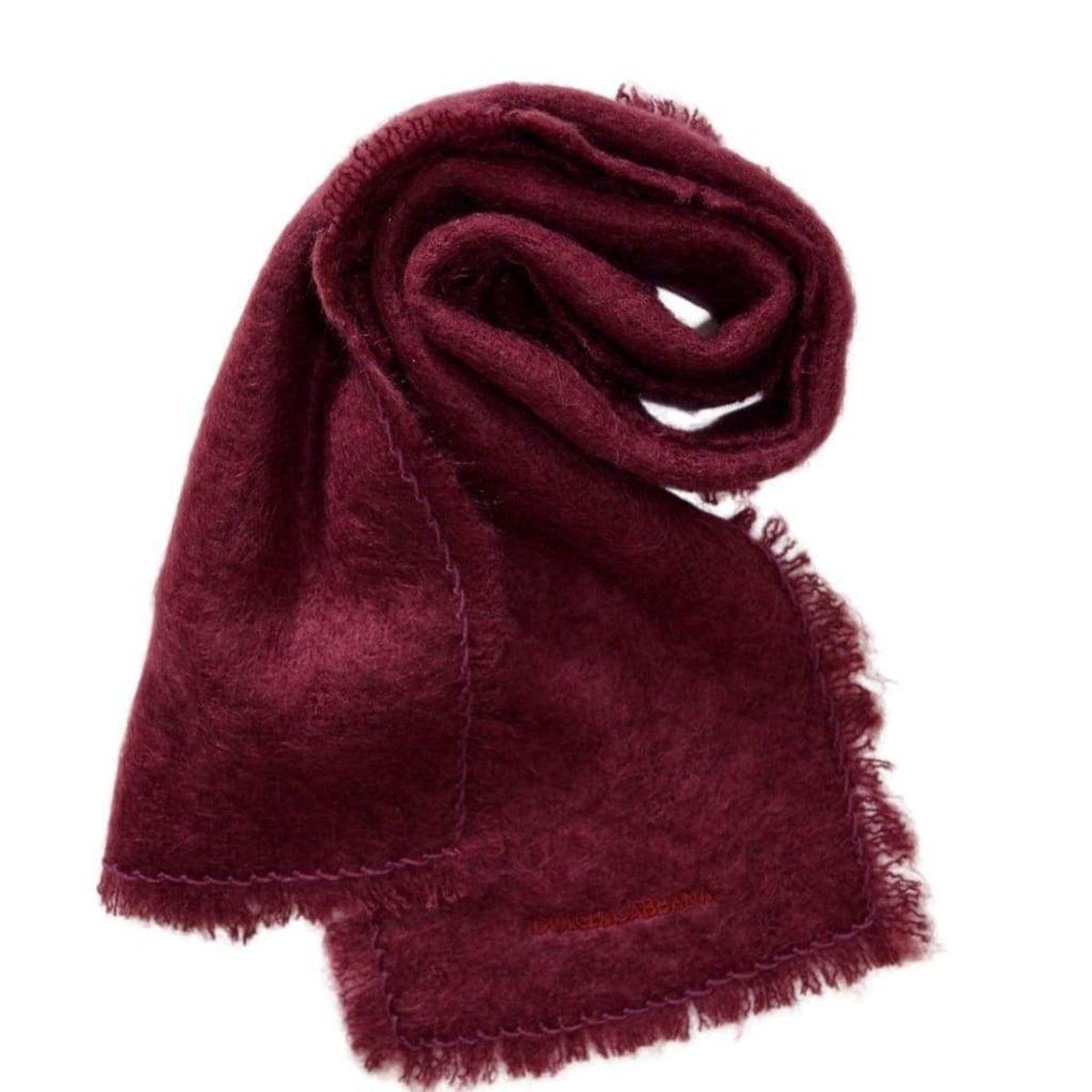 スカーフ Bordeaux Knitted Mohair Wool Scarf Hand Knitted Scarf, Bordeaux Mohair Cable Design Scarf - Etsy