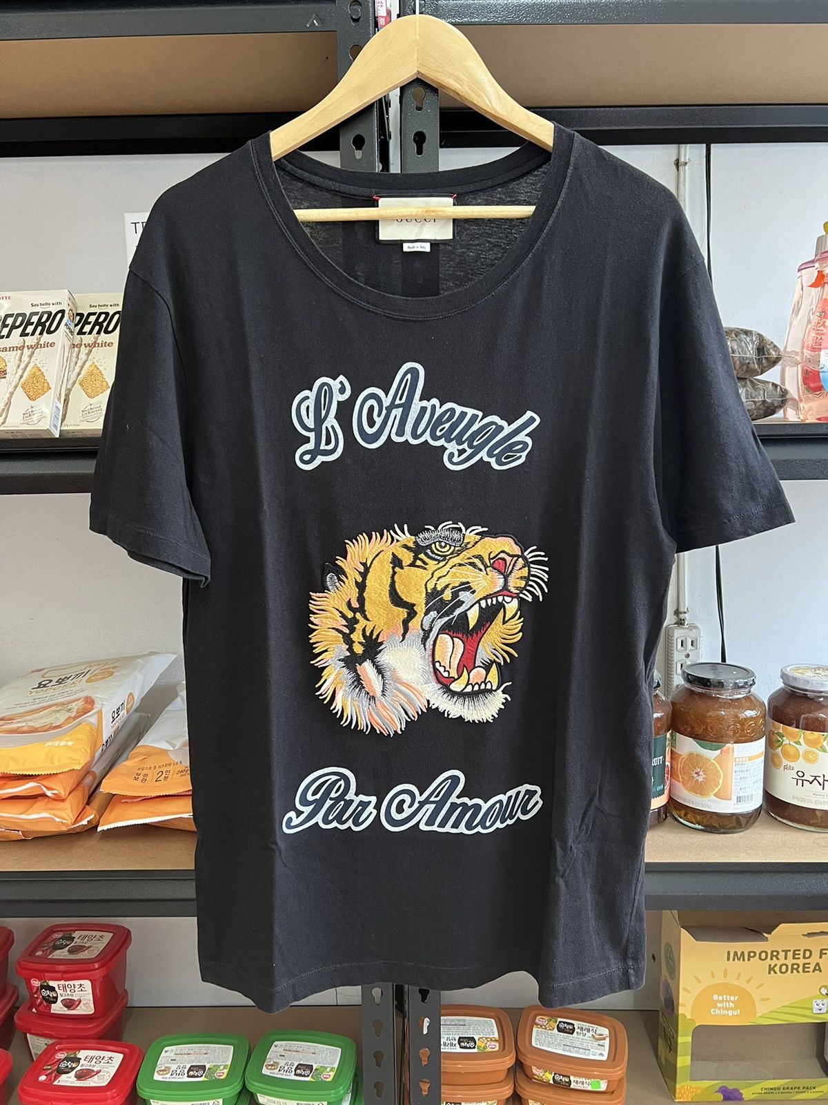 Gucci L’Aveugle Par Amour Tiger Tee