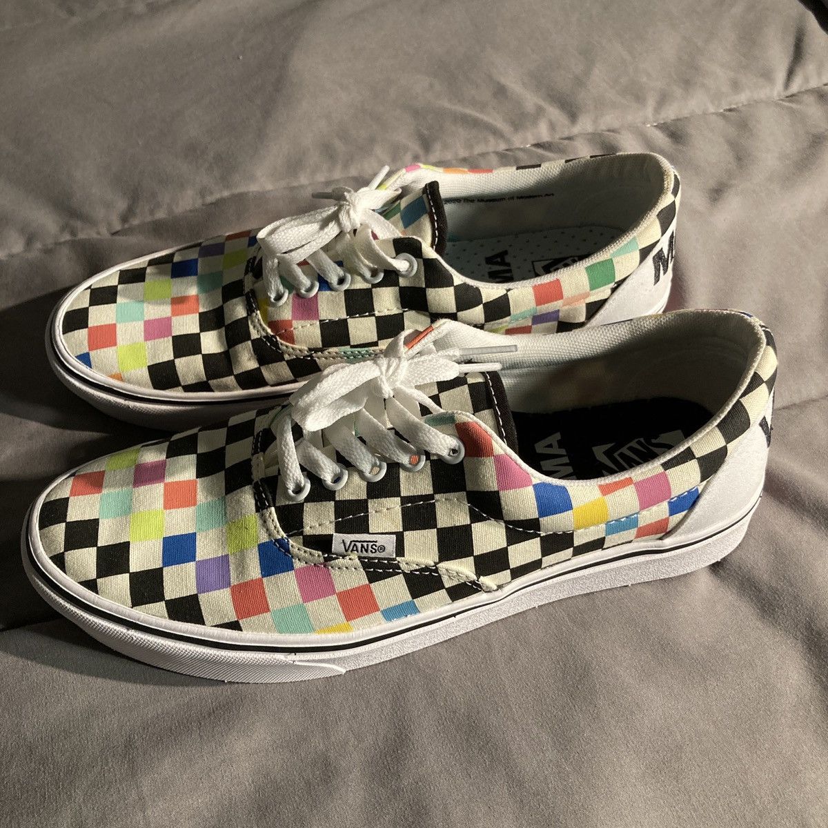 Vans Vans X MoMA Black White Multi Checkboard Size US 9.5 / EU 42-43 - 2 Thumbnail