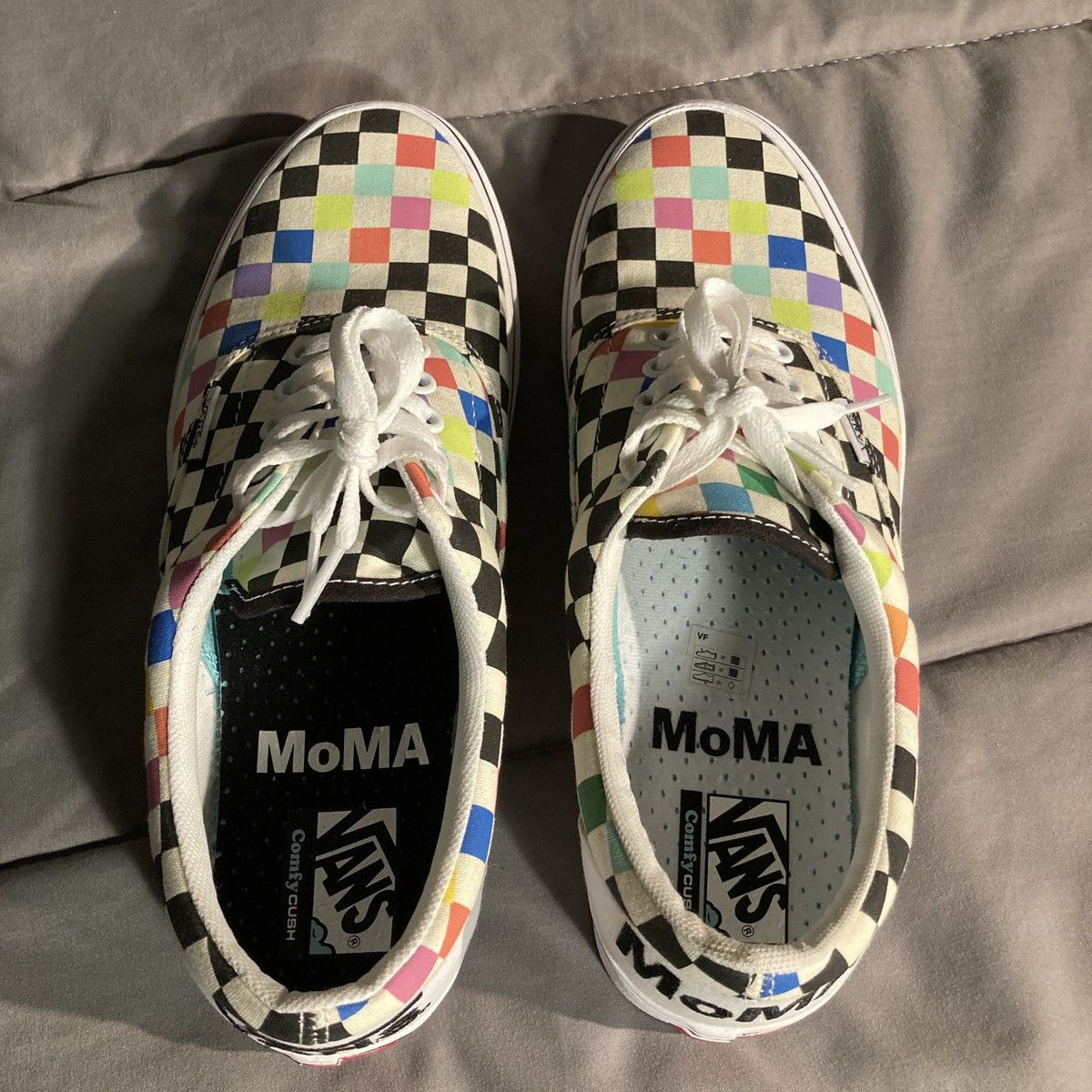 Vans Vans X MoMA Black White Multi Checkboard Size US 9.5 / EU 42-43 - 1 Thumbnail