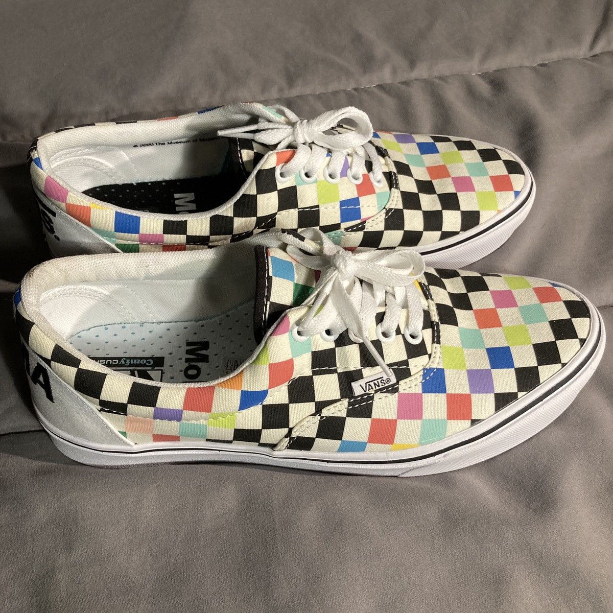 Vans Vans X MoMA Black White Multi Checkboard Size US 9.5 / EU 42-43 - 4 Thumbnail
