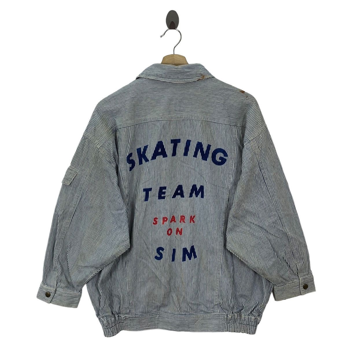 Other Vintage 90s Sims Skateboarding Surf Skate Denim Bombers Size US XL / EU 56 / 4 - 4 Thumbnail