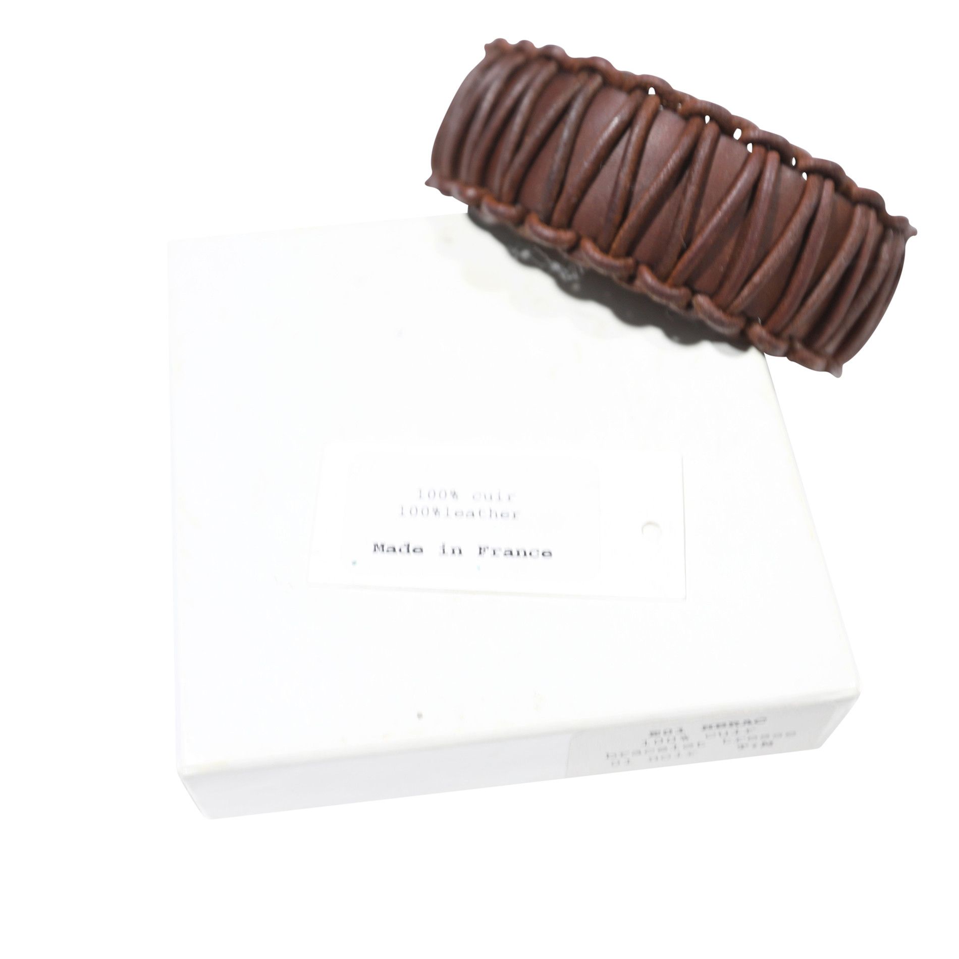Maison Margiela Maison Martin Margiela SS01 Braided Leather Bracelet Size ONE SIZE - 2 Thumbnail