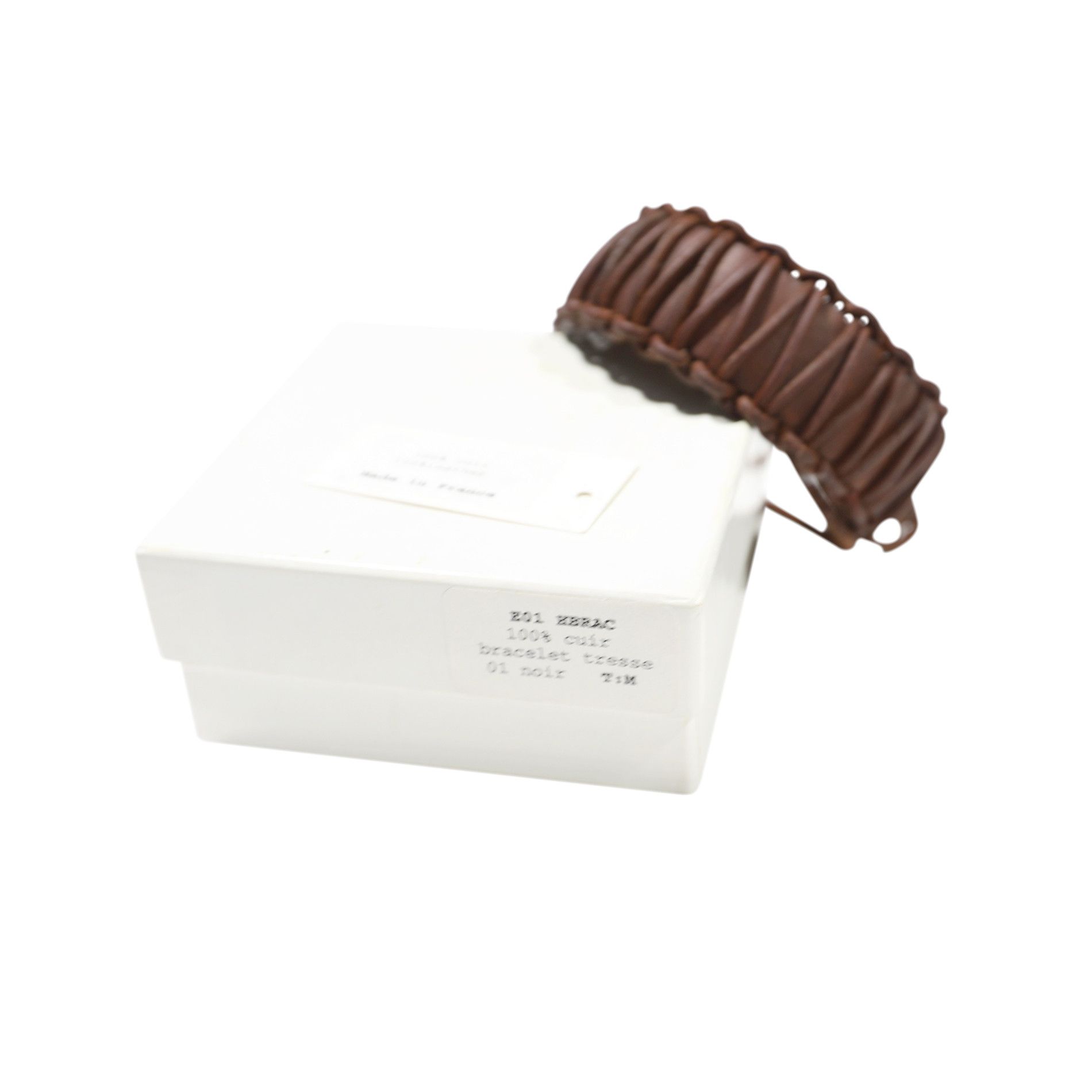 Maison Margiela Maison Martin Margiela SS01 Braided Leather Bracelet Size ONE SIZE - 1 Thumbnail