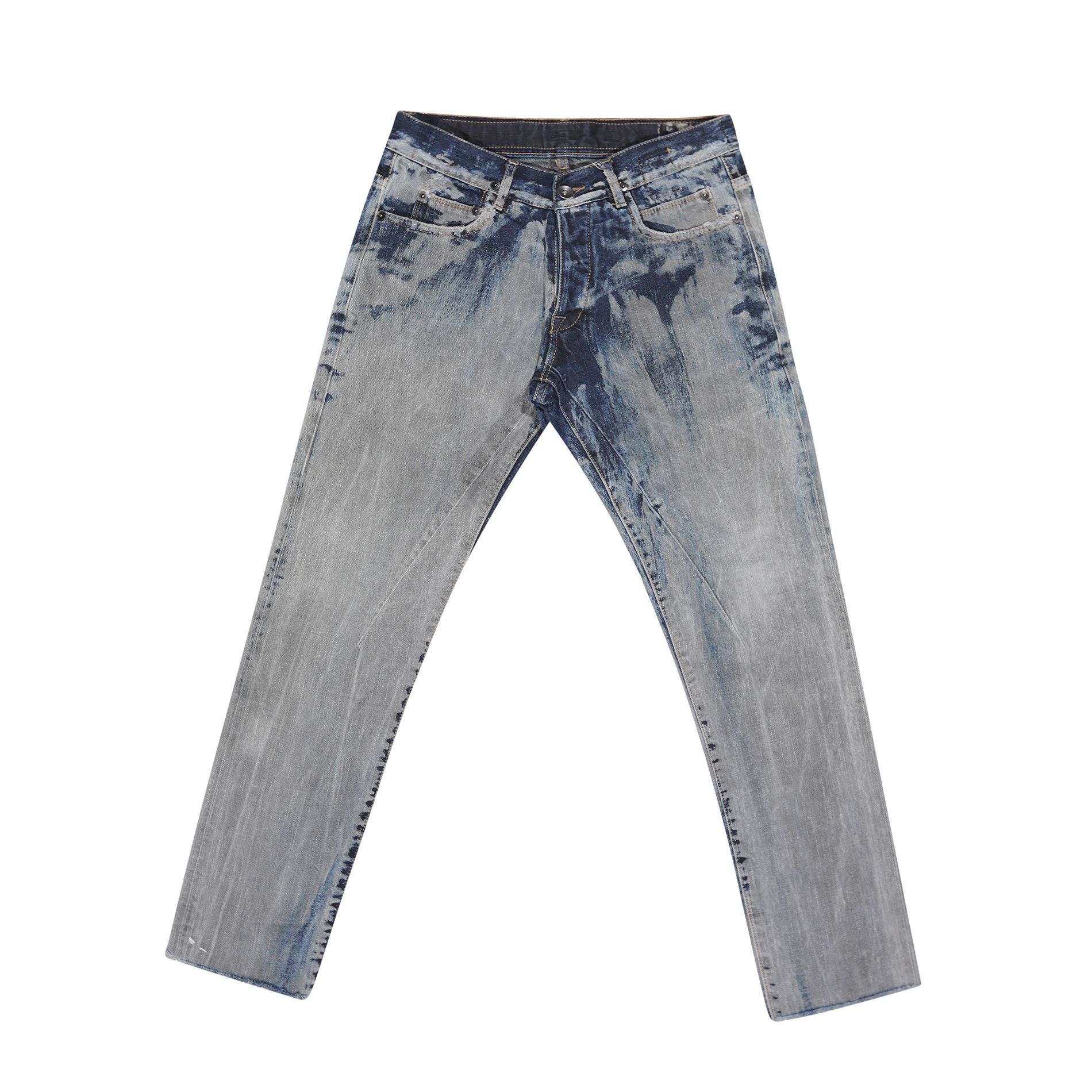 Vintage Bleached Cropped Detroit Denim