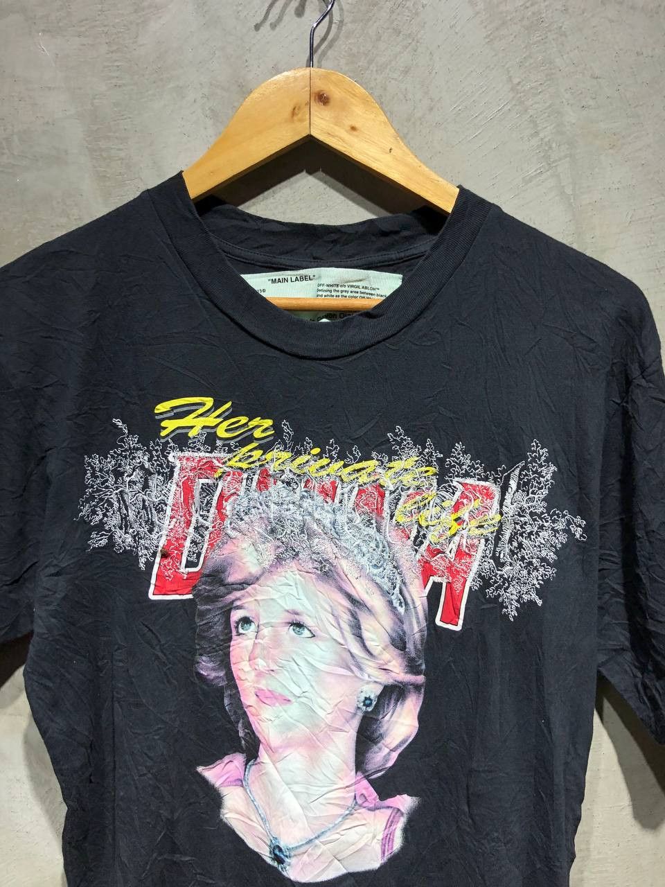 Off-White Off-White Lady Diana Embroidered tee Size S / US 4 / IT 40 - 3 Thumbnail