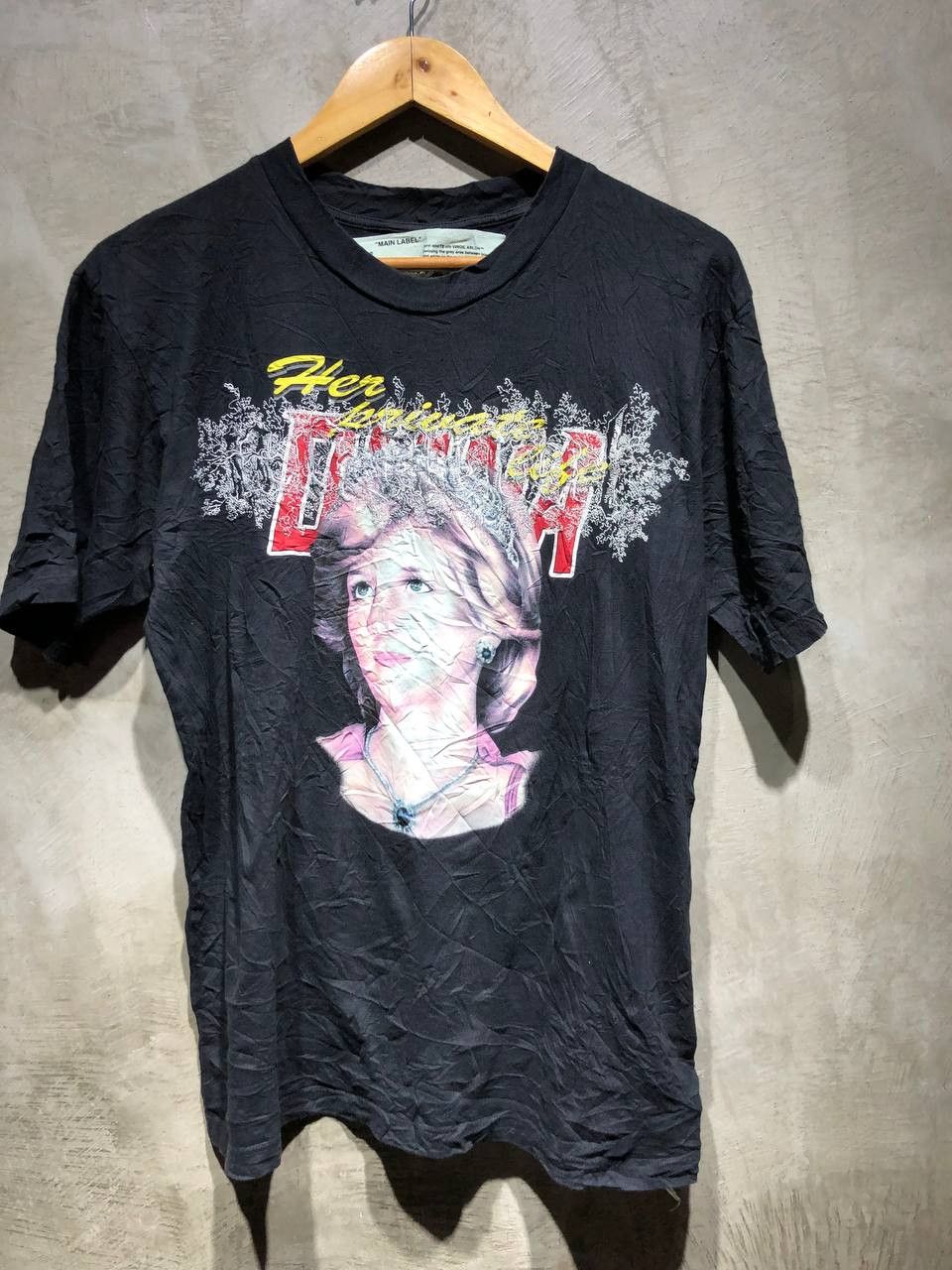 Off-White Off-White Lady Diana Embroidered tee Size S / US 4 / IT 40 - 1 Thumbnail