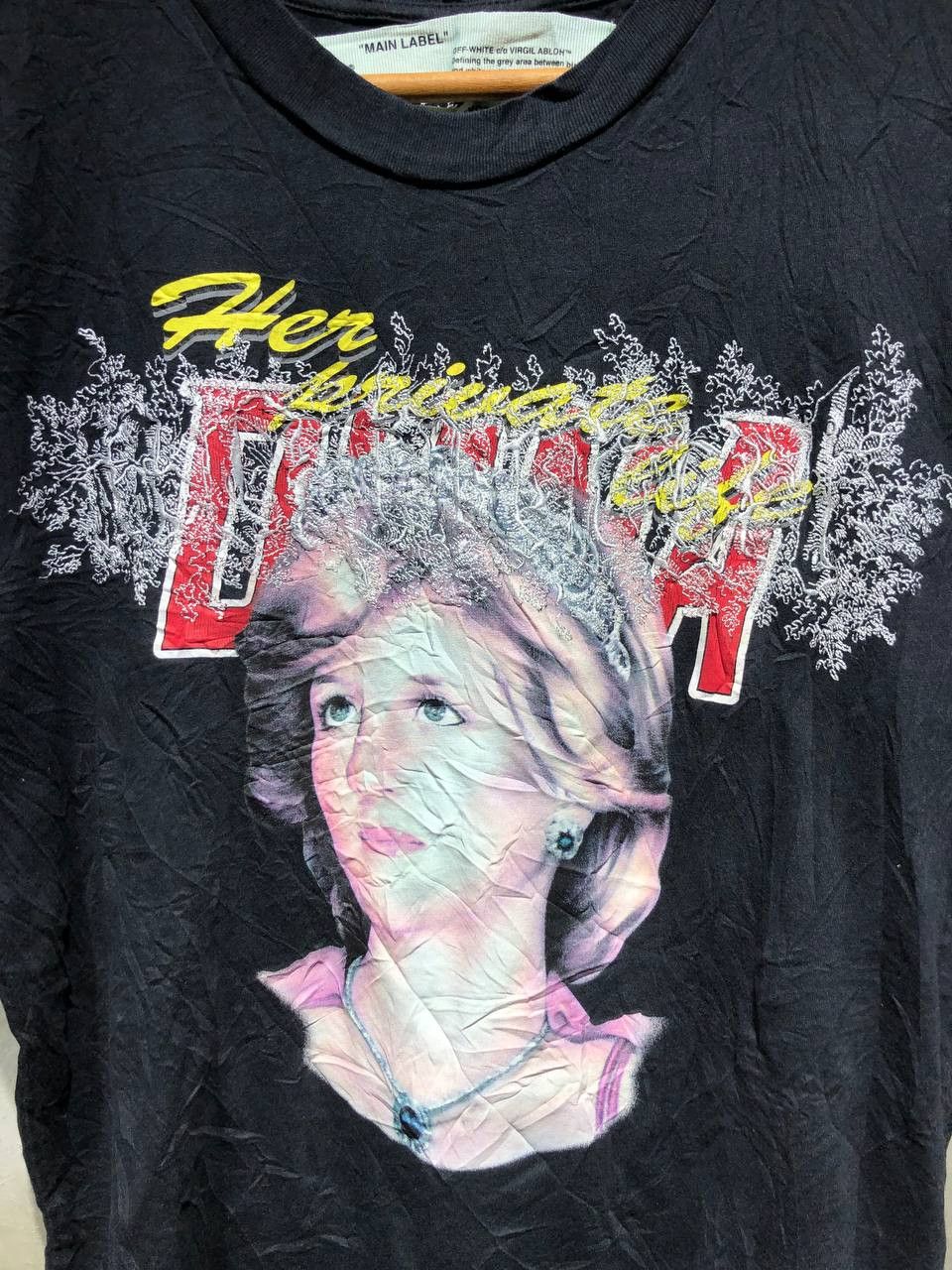 Off-White Off-White Lady Diana Embroidered tee Size S / US 4 / IT 40 - 6 Thumbnail