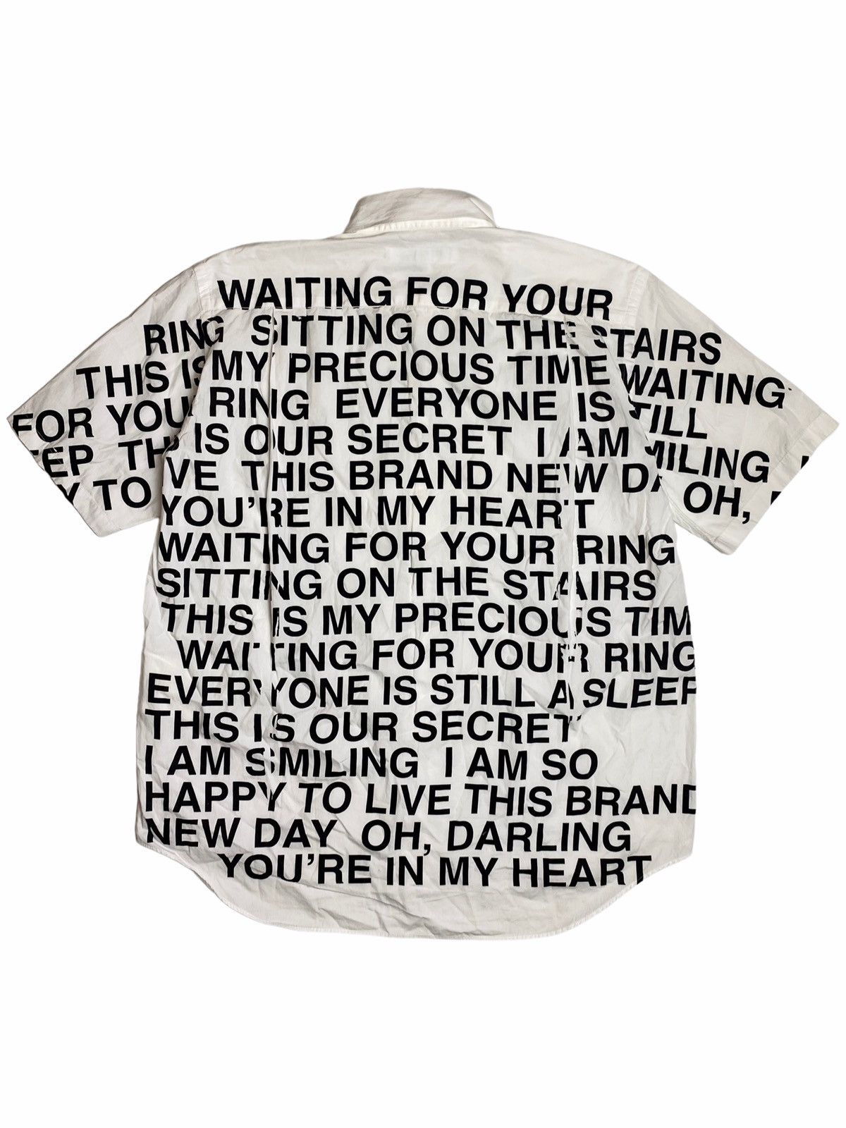 Junya Watanabe SS02 Junya Watanabe - Archive Poem Button Shirt | Grailed