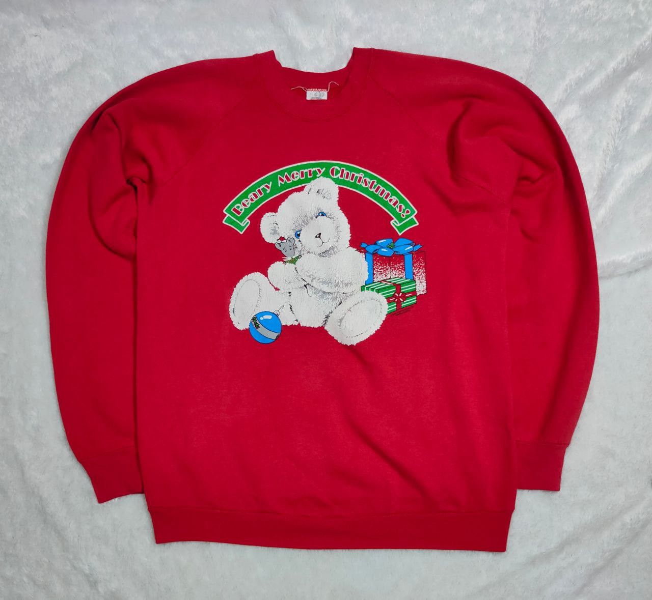 Vintage 80s FOTL beary merry Christmas Sweatshirt
