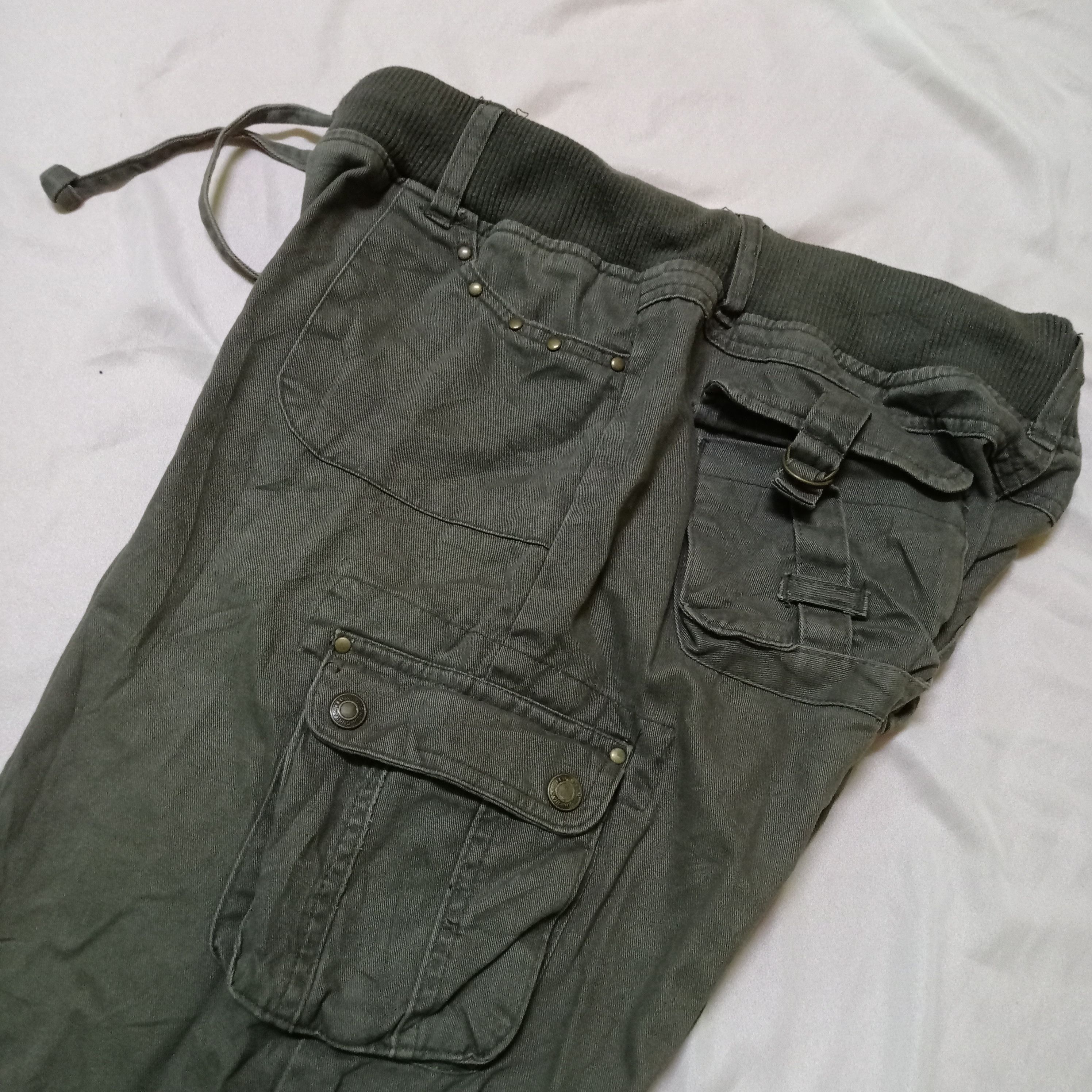 Japanese Brand × Vintage VINTAGE RARE CARGO PANTS 6 TACTICAL POCKET. Size US 32 / EU 48 - 13 Thumbnail