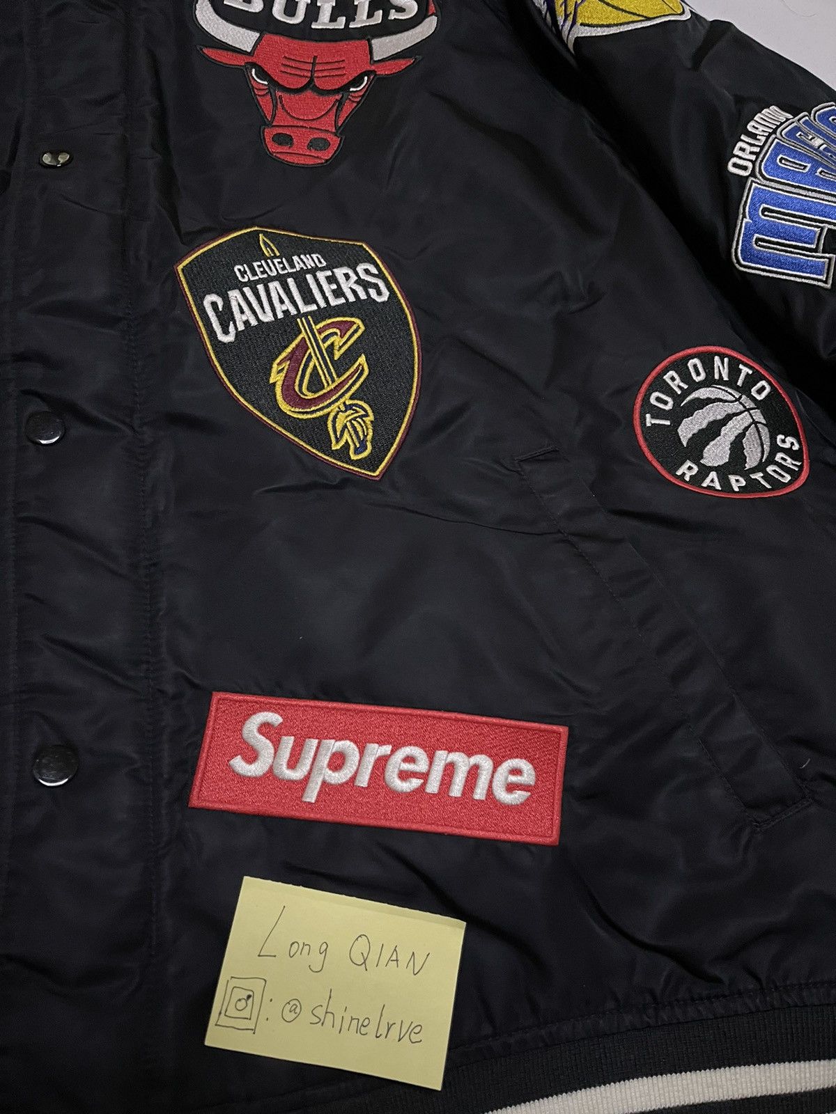 NBA × Nike × Supreme Supreme nba Jacket nike teams warm-up Jacket bomber Jacket Size US XL / EU 56 / 4 - 3 Thumbnail