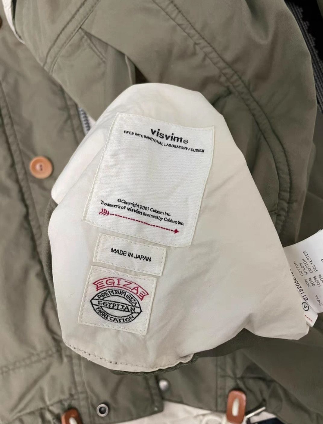 VISVIM 18AW GLACIER POINT PARKA GIZA C/NY