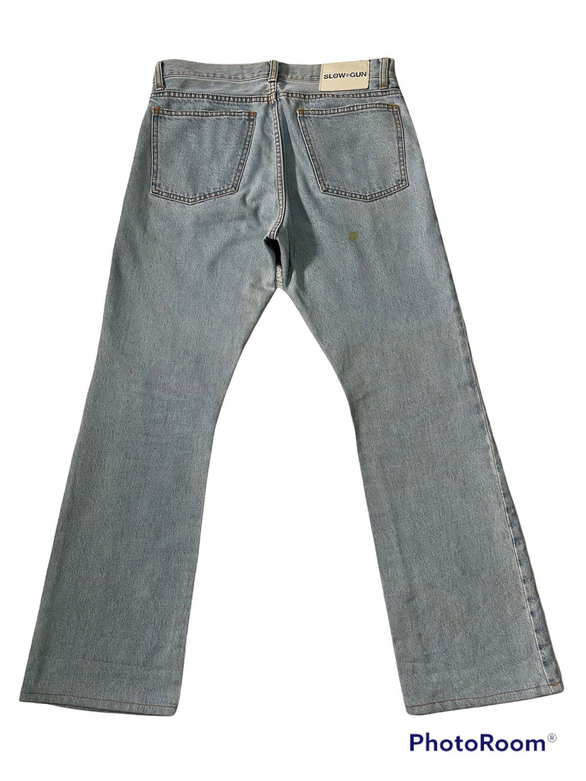 Japanese Brand Vintage Slow.Gun Distressed Design Japanese Brand Size US 32 / EU 48 - 4 Thumbnail