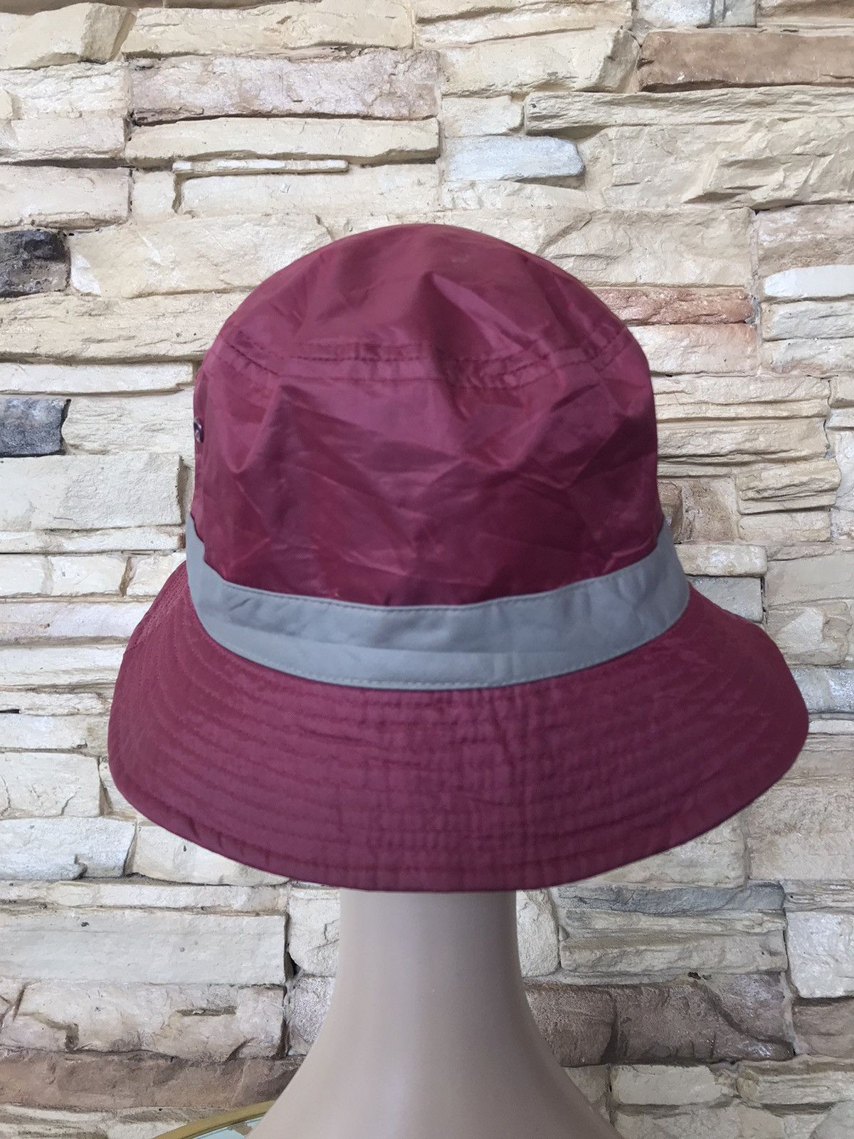 Vintage Unbranded Nylon Bucket Hat Size ONE SIZE - 3 Thumbnail