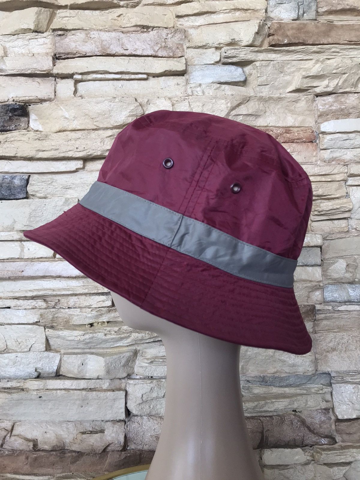 Vintage Unbranded Nylon Bucket Hat Size ONE SIZE - 2 Thumbnail