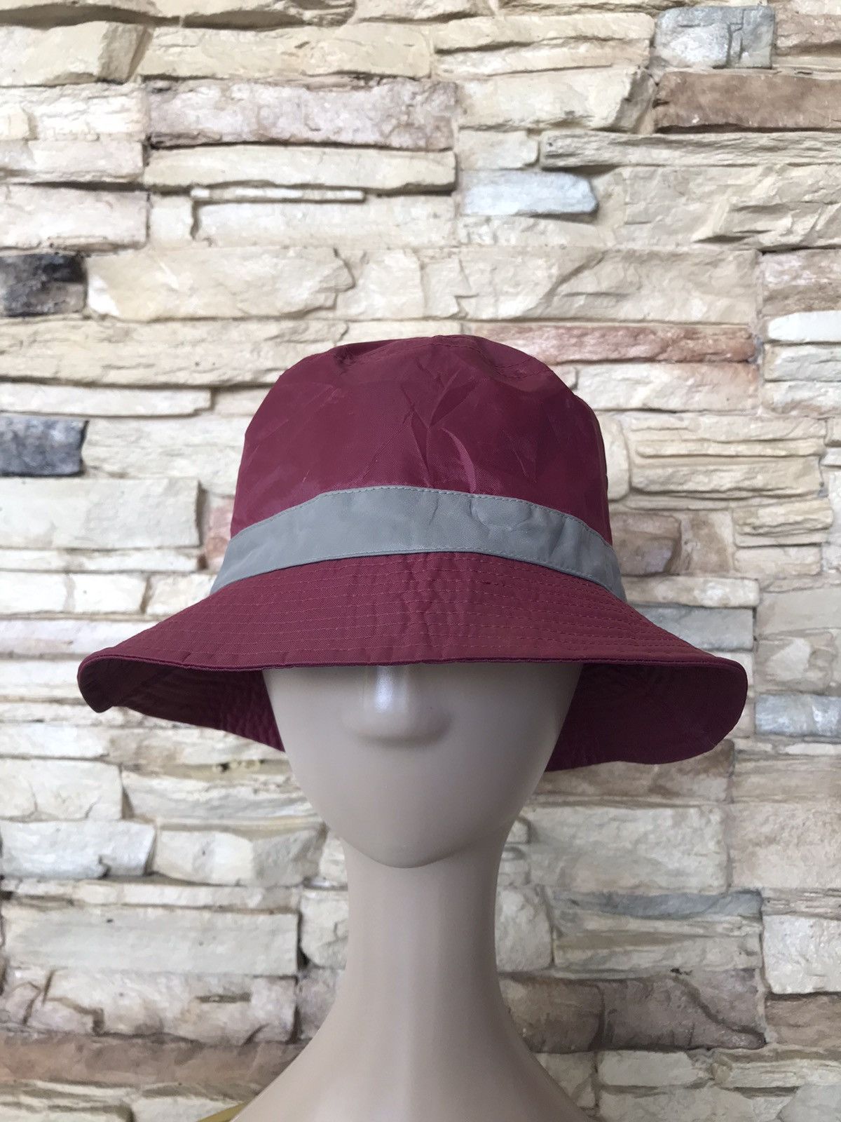 Vintage Unbranded Nylon Bucket Hat Size ONE SIZE - 1 Thumbnail