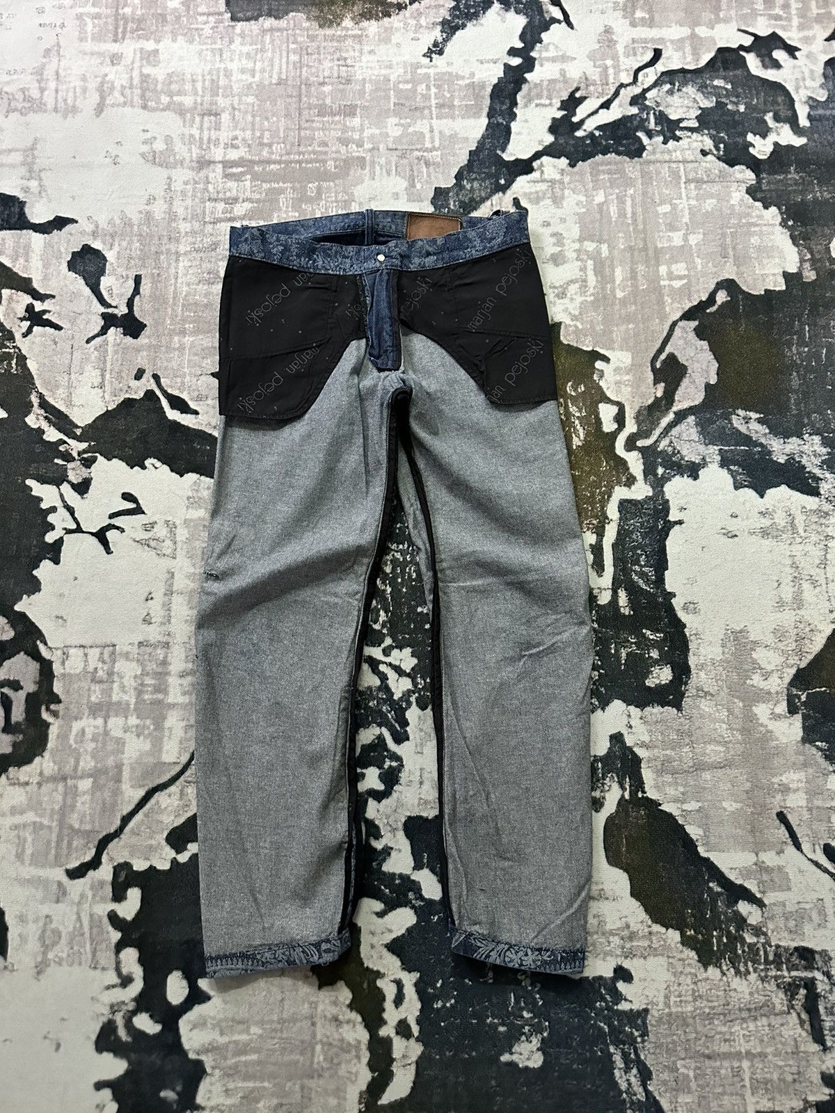 Marjan Pejoski 00s Marjan Pejoski artisanal jeans Size US 31 - 11 Thumbnail