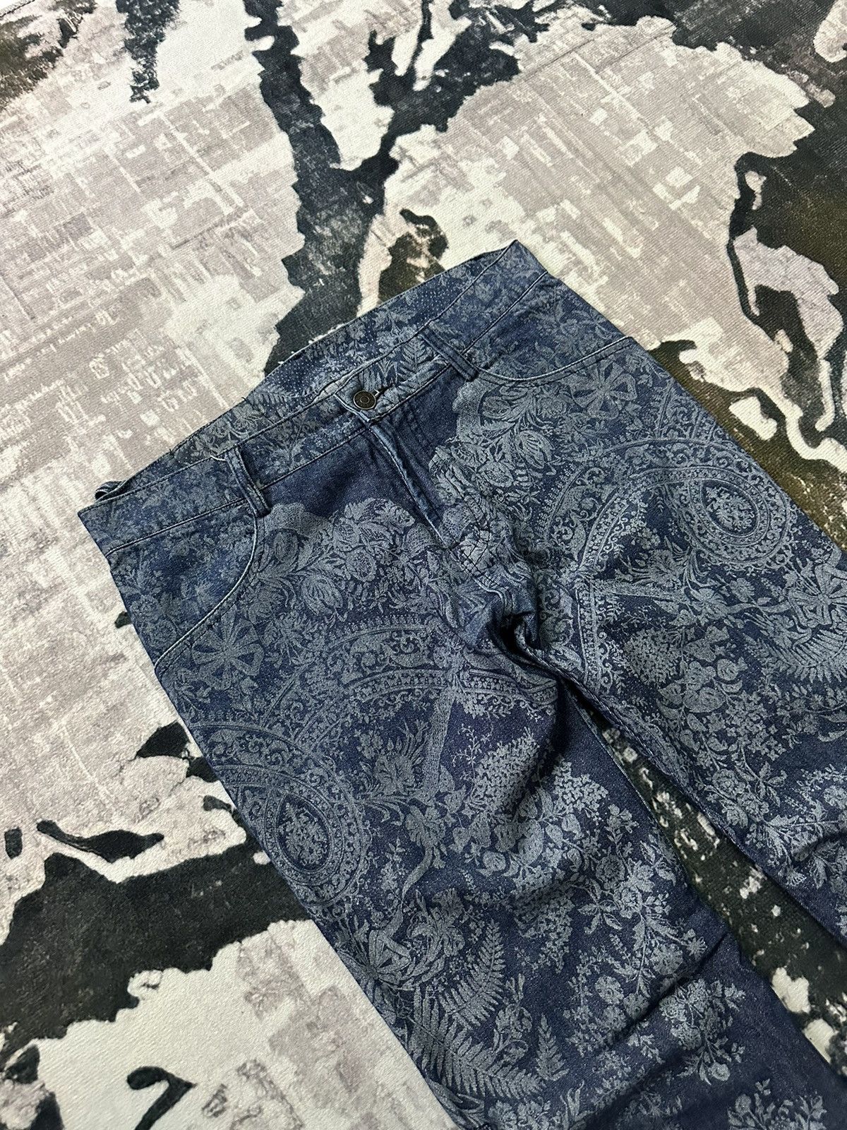 Marjan Pejoski 00s Marjan Pejoski artisanal jeans Size US 31 - 4 Thumbnail