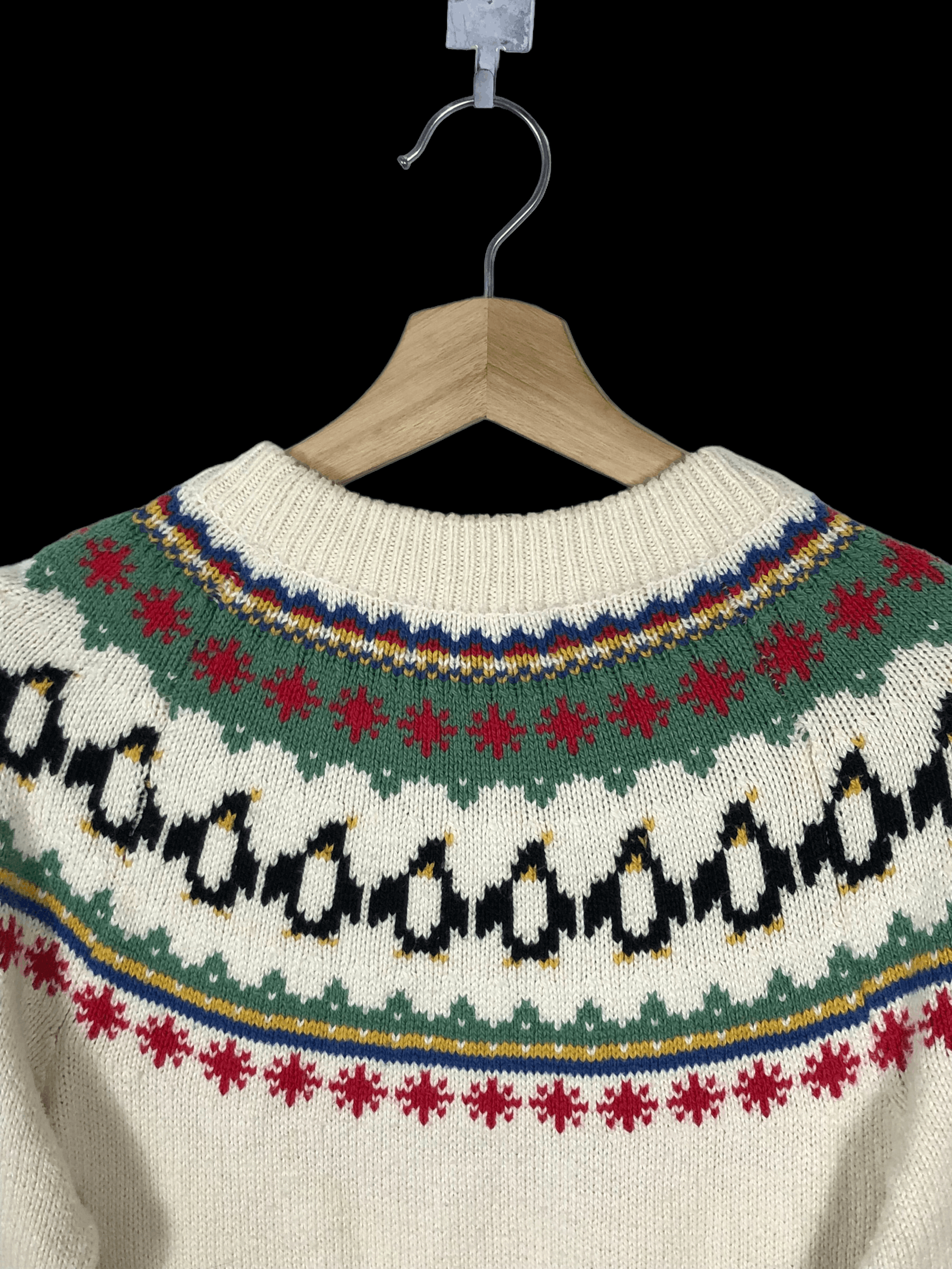Hysteric Glamour RARE🔥VINTAGE 90’S HYSTERIC NORDIC INTARSIA HAND WOVEN KNIT Size S / US 4 / IT 40 - 5 Thumbnail
