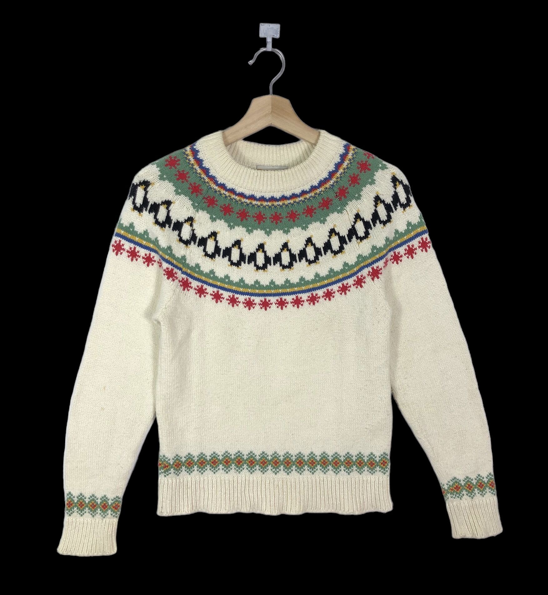 Hysteric Glamour RARE🔥VINTAGE 90’S HYSTERIC NORDIC INTARSIA HAND WOVEN KNIT Size S / US 4 / IT 40 - 1 Thumbnail
