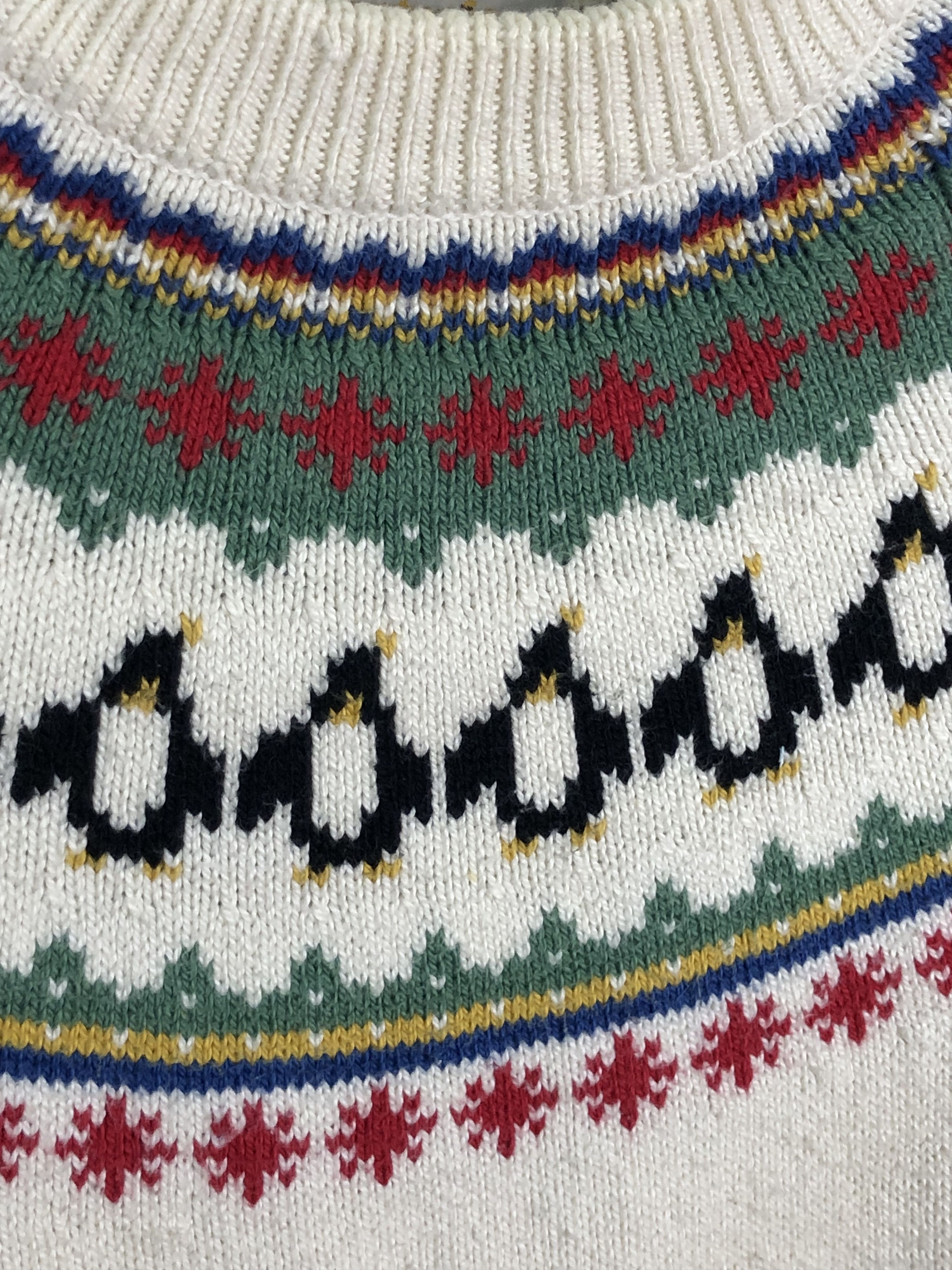 Hysteric Glamour RARE🔥VINTAGE 90’S HYSTERIC NORDIC INTARSIA HAND WOVEN KNIT Size S / US 4 / IT 40 - 6 Thumbnail