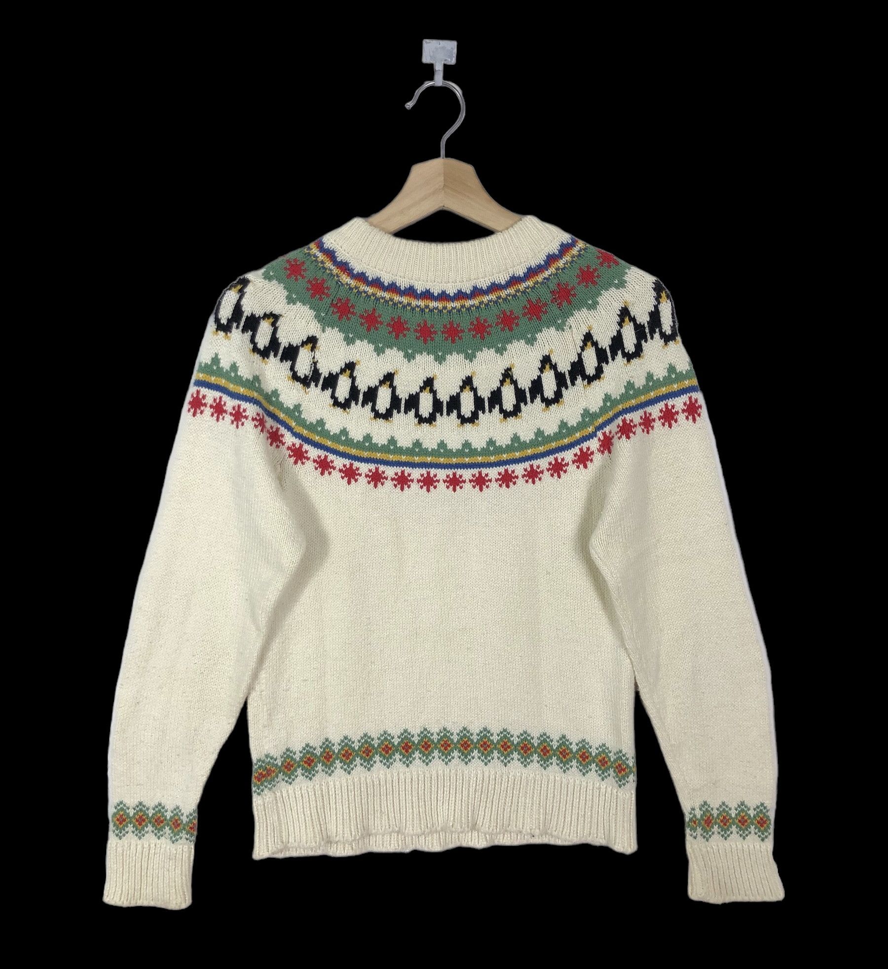 Hysteric Glamour RARE🔥VINTAGE 90’S HYSTERIC NORDIC INTARSIA HAND WOVEN KNIT Size S / US 4 / IT 40 - 2 Thumbnail