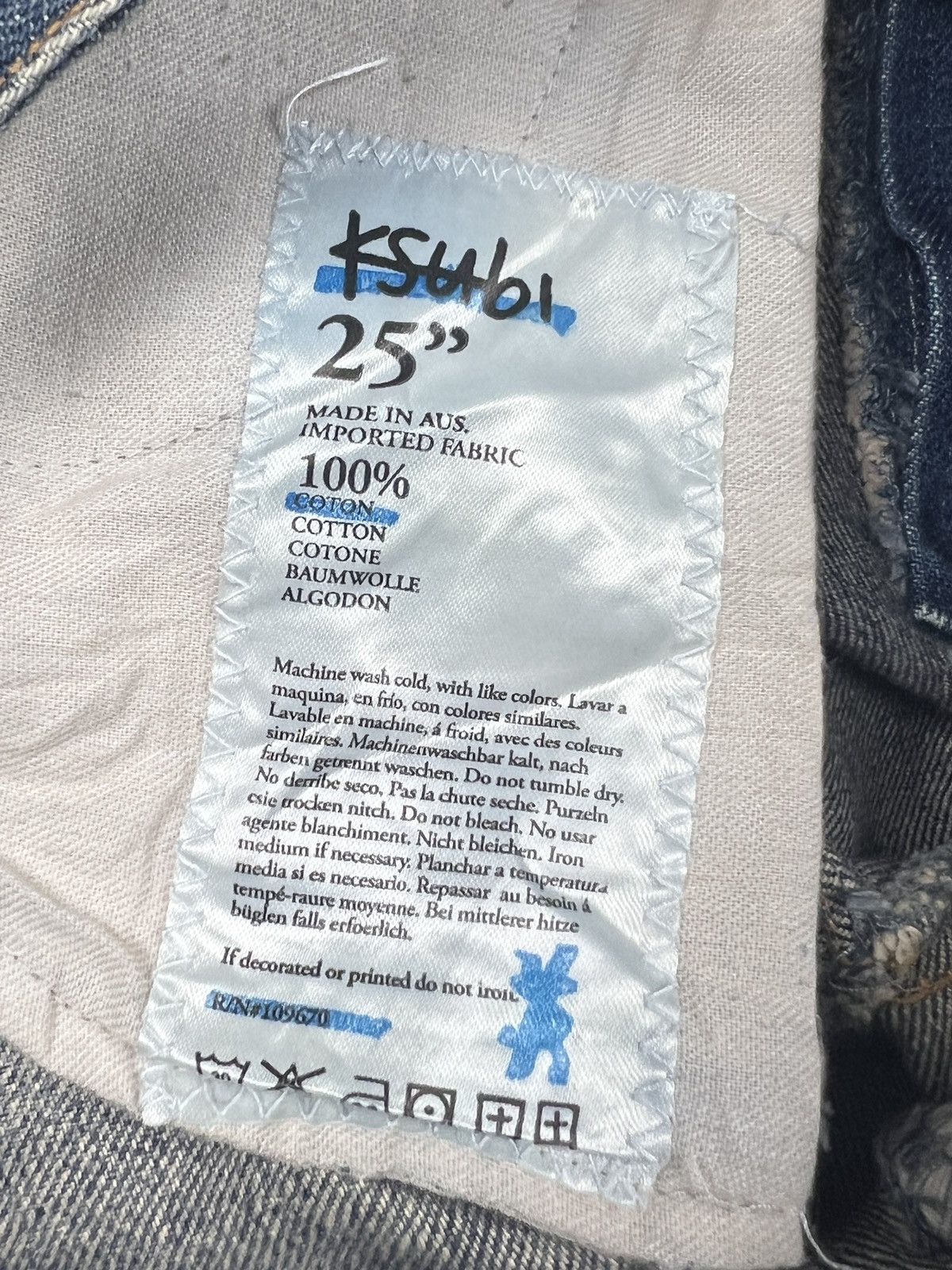 Ksubi Ksubi Distressed Denim Size US 27 - 13 Thumbnail