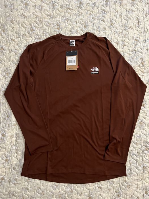 Supreme Supreme The North Face Base Layer L/S Top (FW22) Brown XL