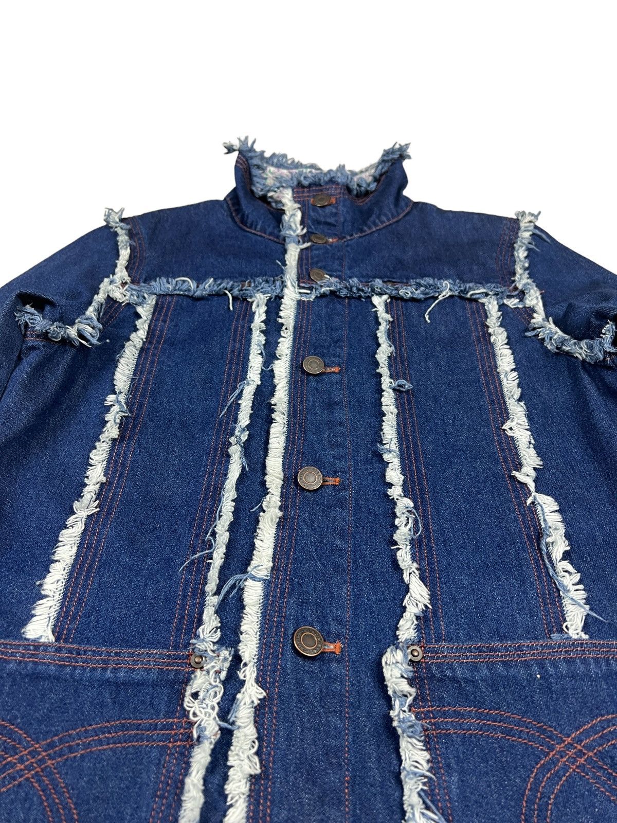 Japanese Brand Algonquins 🇯🇵 Hagi Denim Jacket Size M / US 6-8 / IT 42-44 - 7 Thumbnail